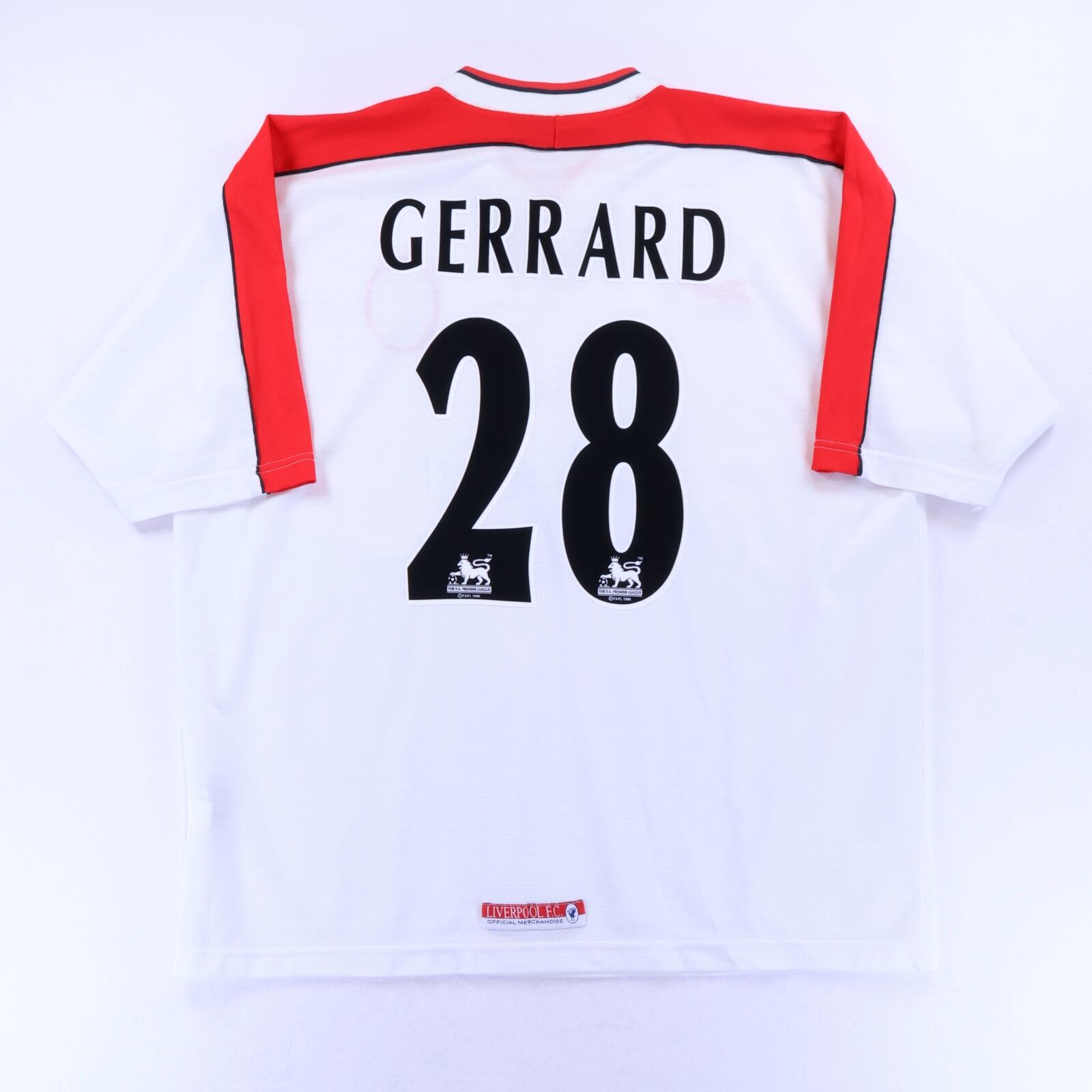 Liverpool F.C Gerrard #28 1998/99 Away Shirt - XXL