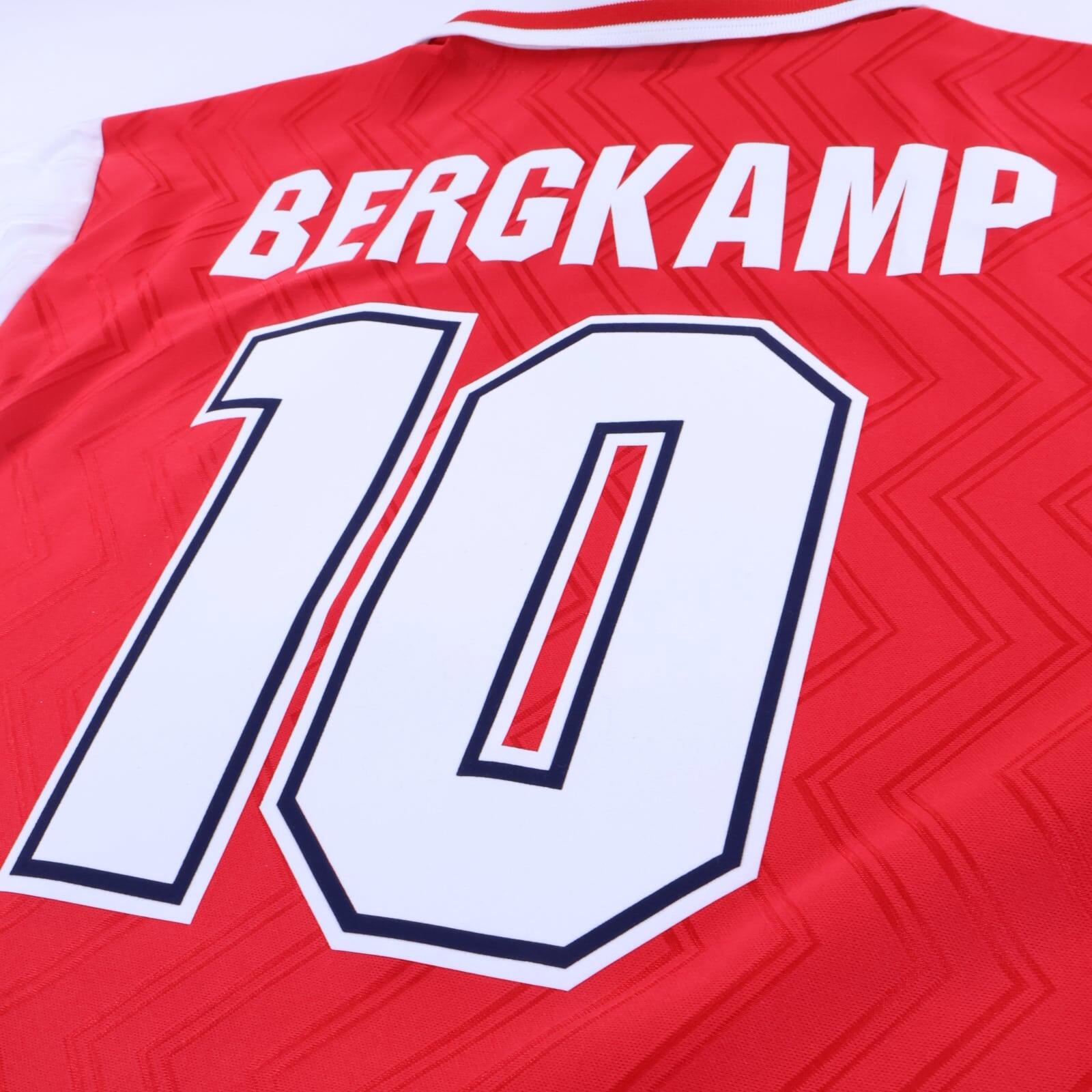 Arsenal Bergkamp #10 1996/98 Home Shirt - L