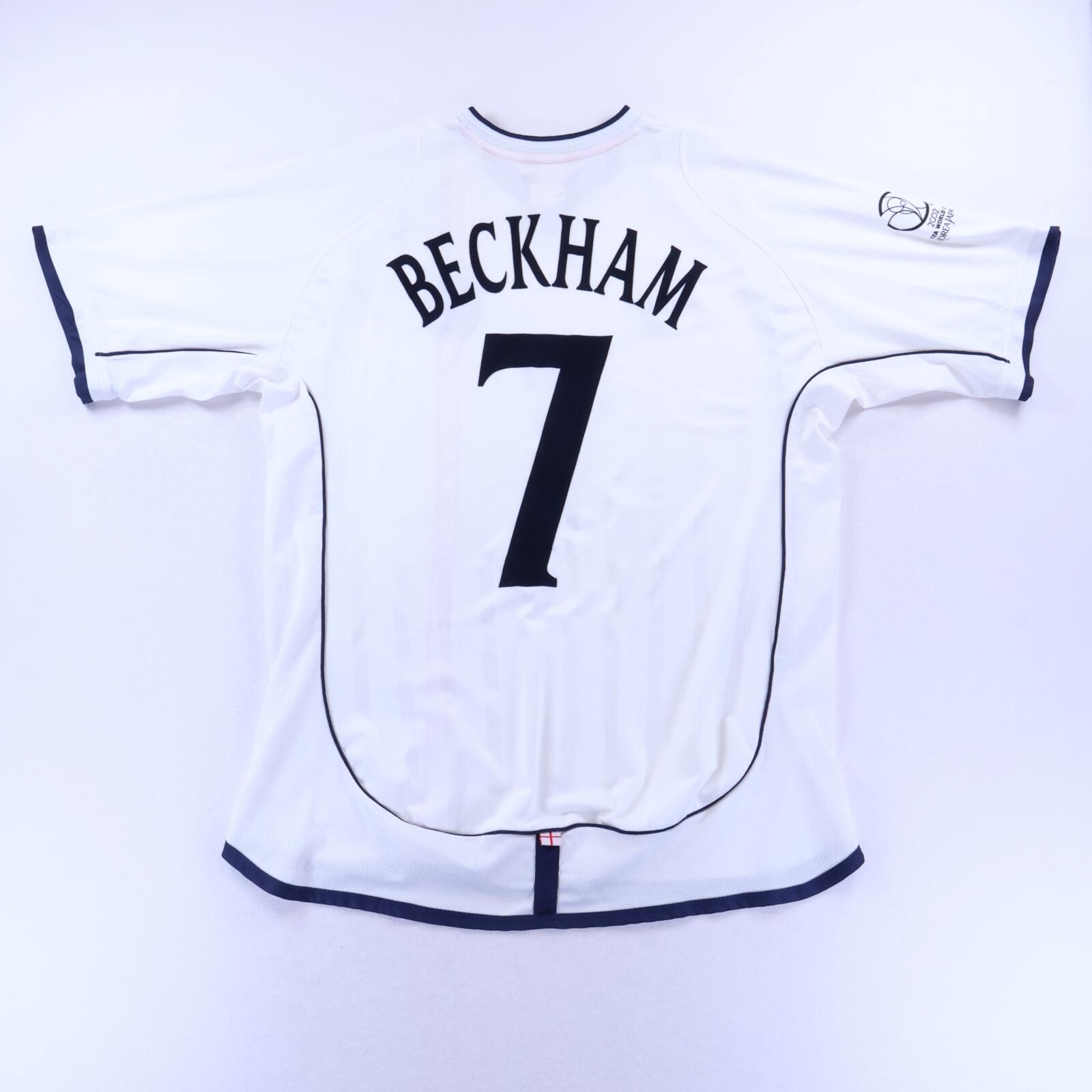 England Beckham #7 2001/03 Home Shirt - XL- FRONT