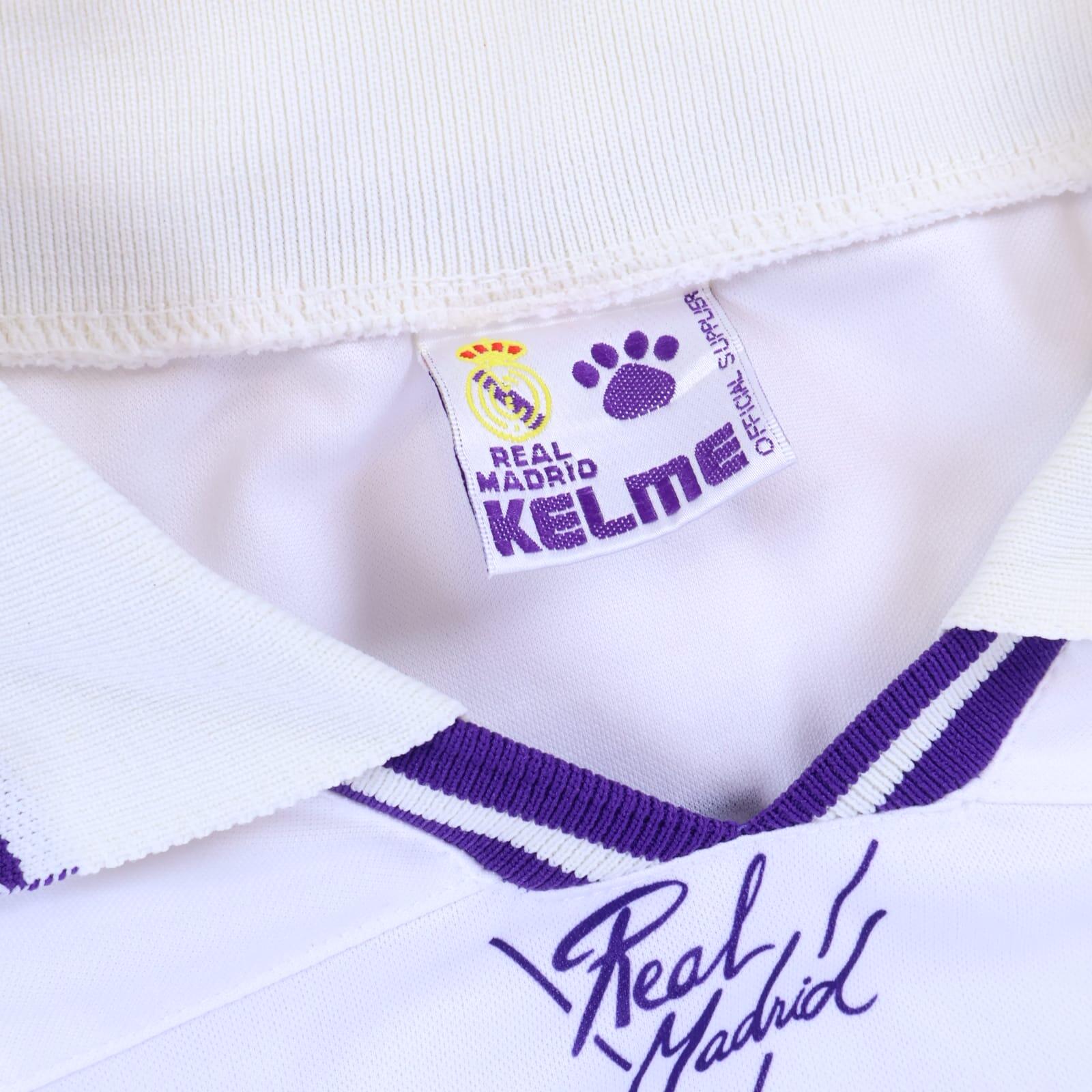 Real Madrid Mijatovic #8 1994/96 Home Shirt - XL