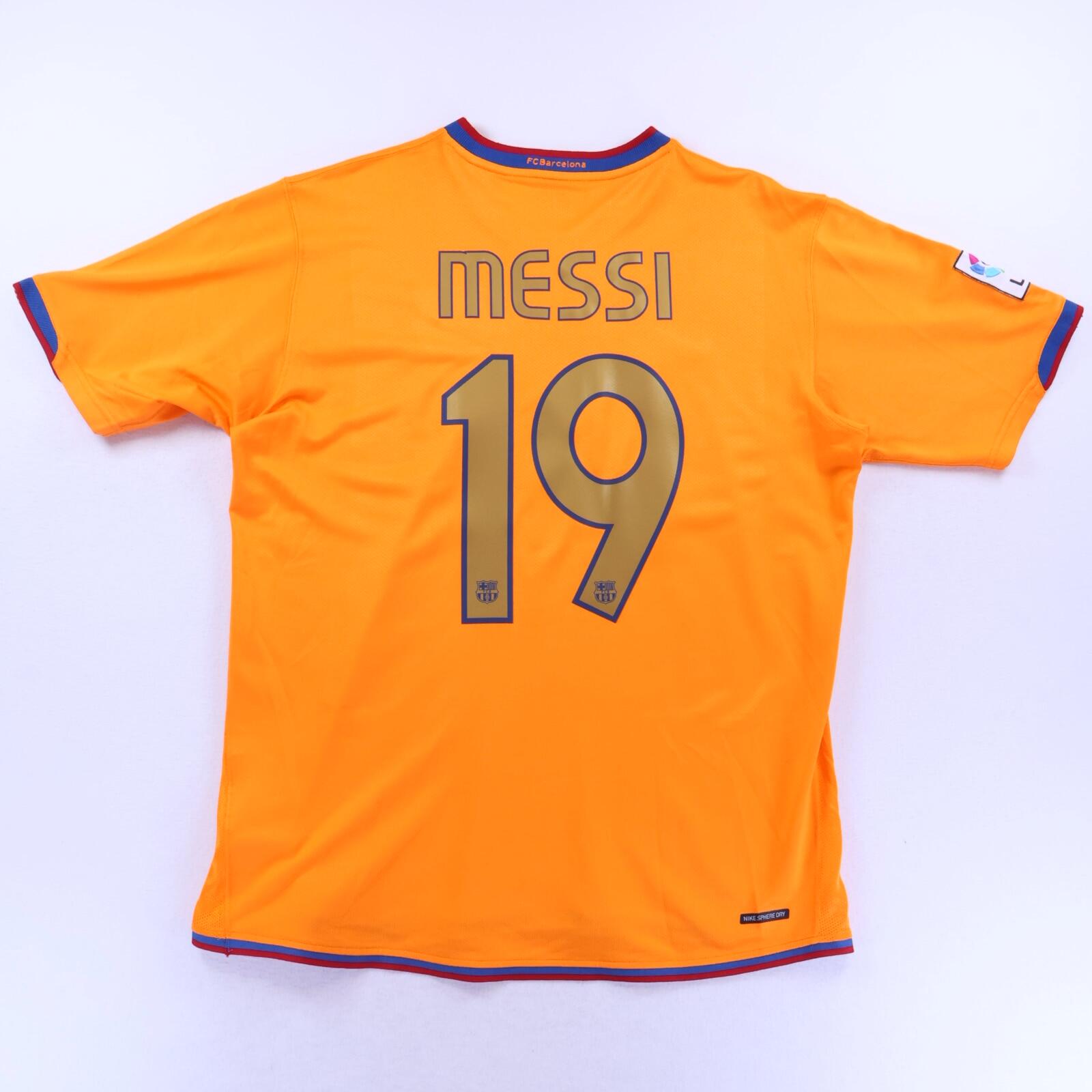 Barcelona Messi #19 2006/08 Away Shirt - L