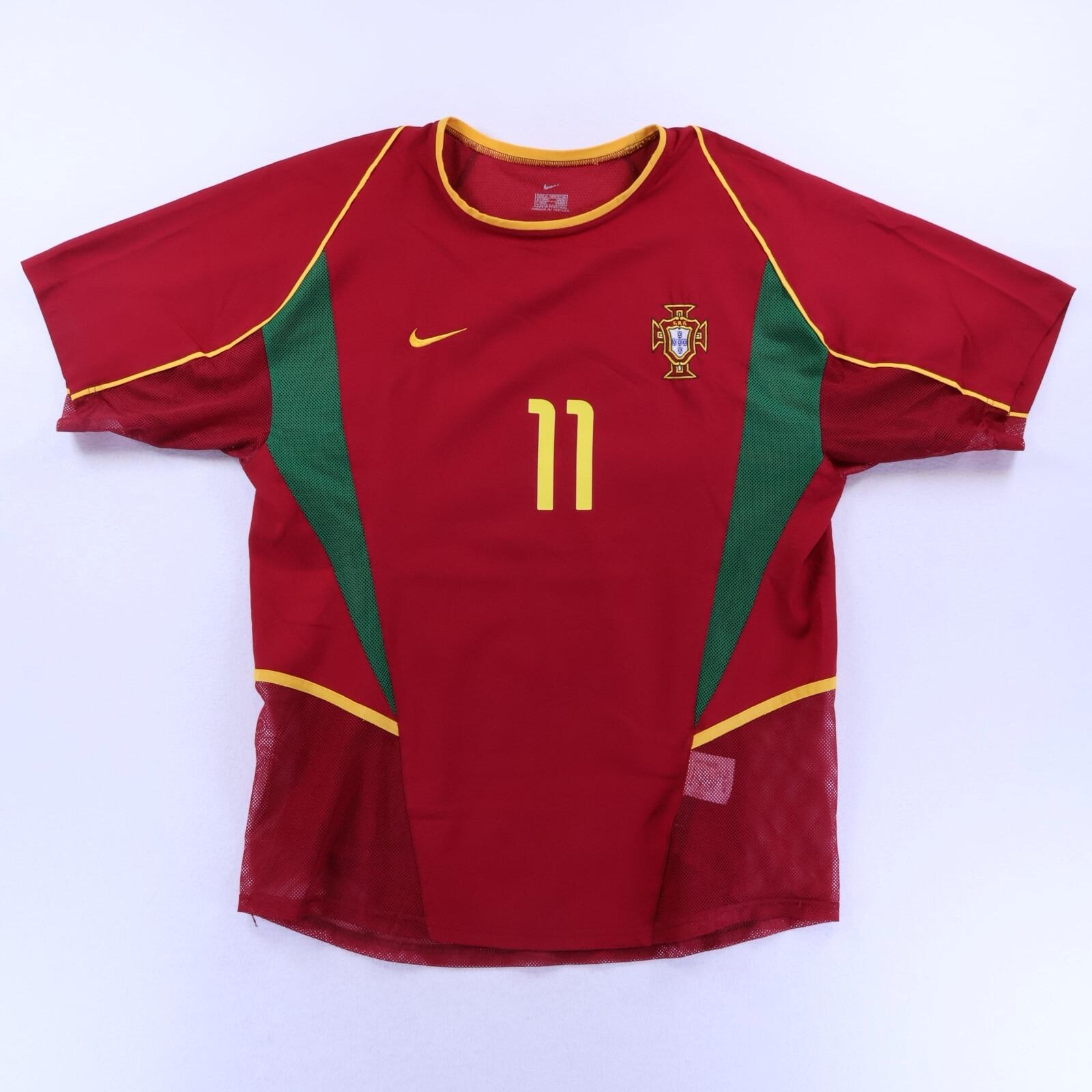 Portugal C.Ronaldo #11 2002/04 Home Shirt - Player Issue - M