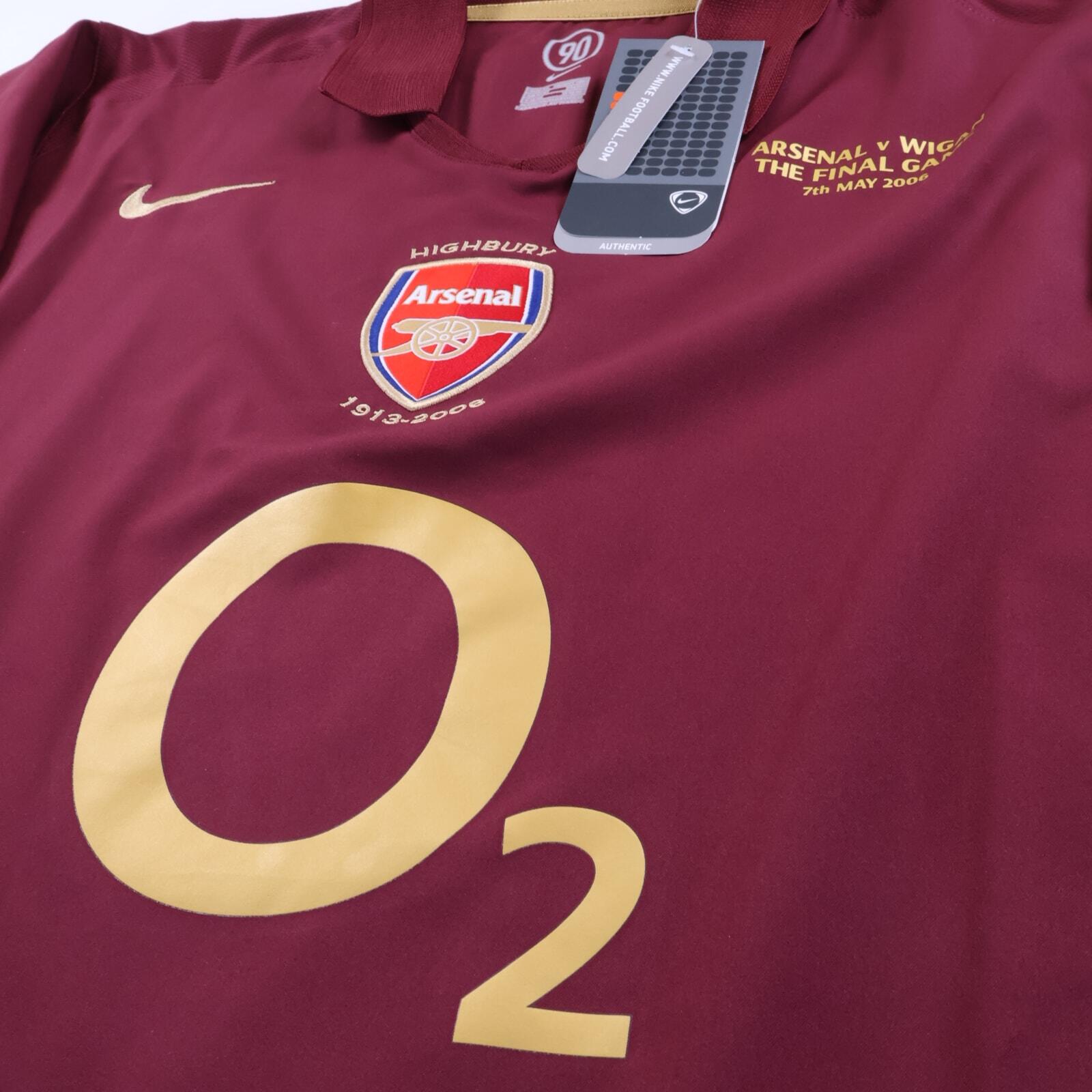 Arsenal Henry #14 2005/06 Home Shirt - Final Game - XL