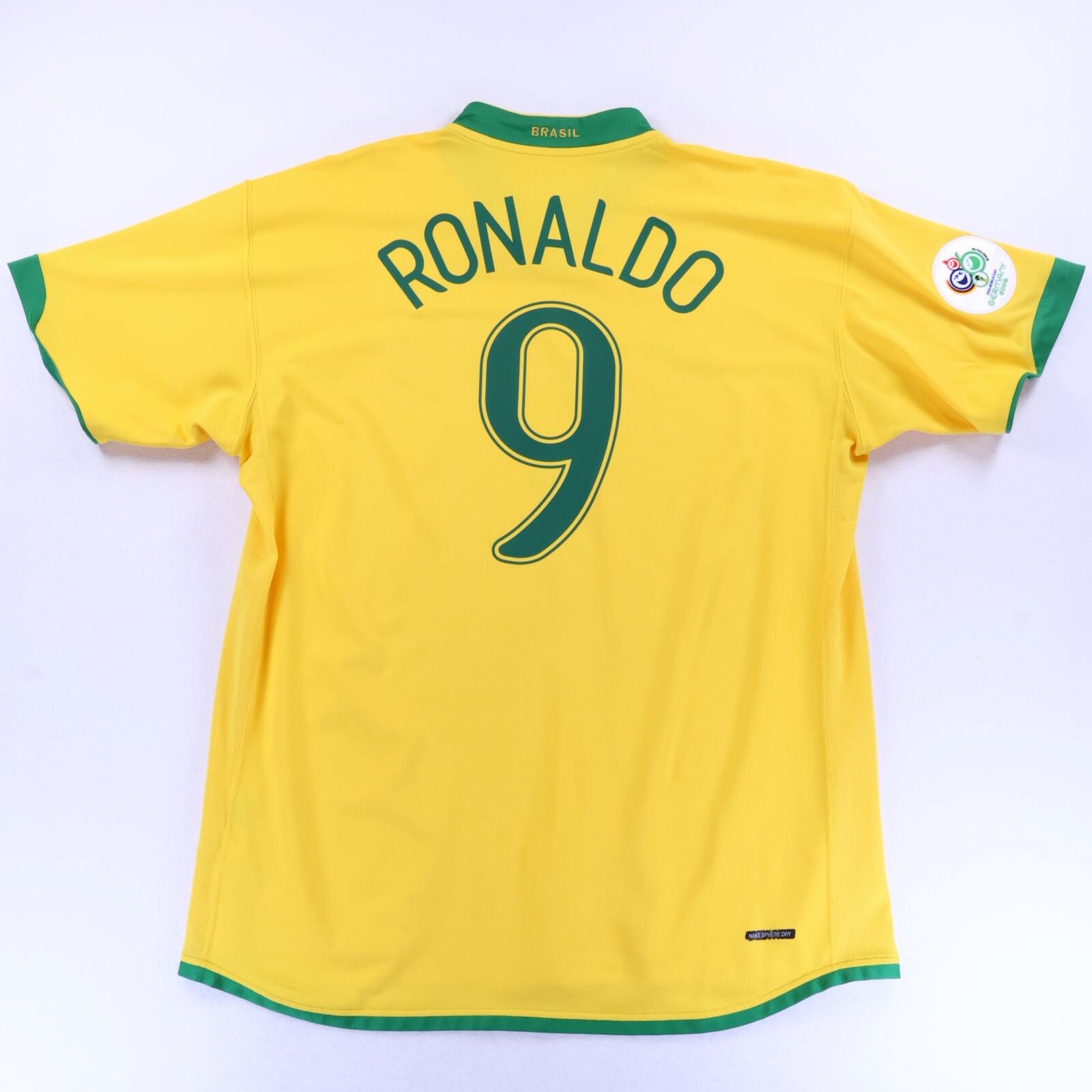 Brazil Ronaldo #9 2006/ Home Shirt - 2XL