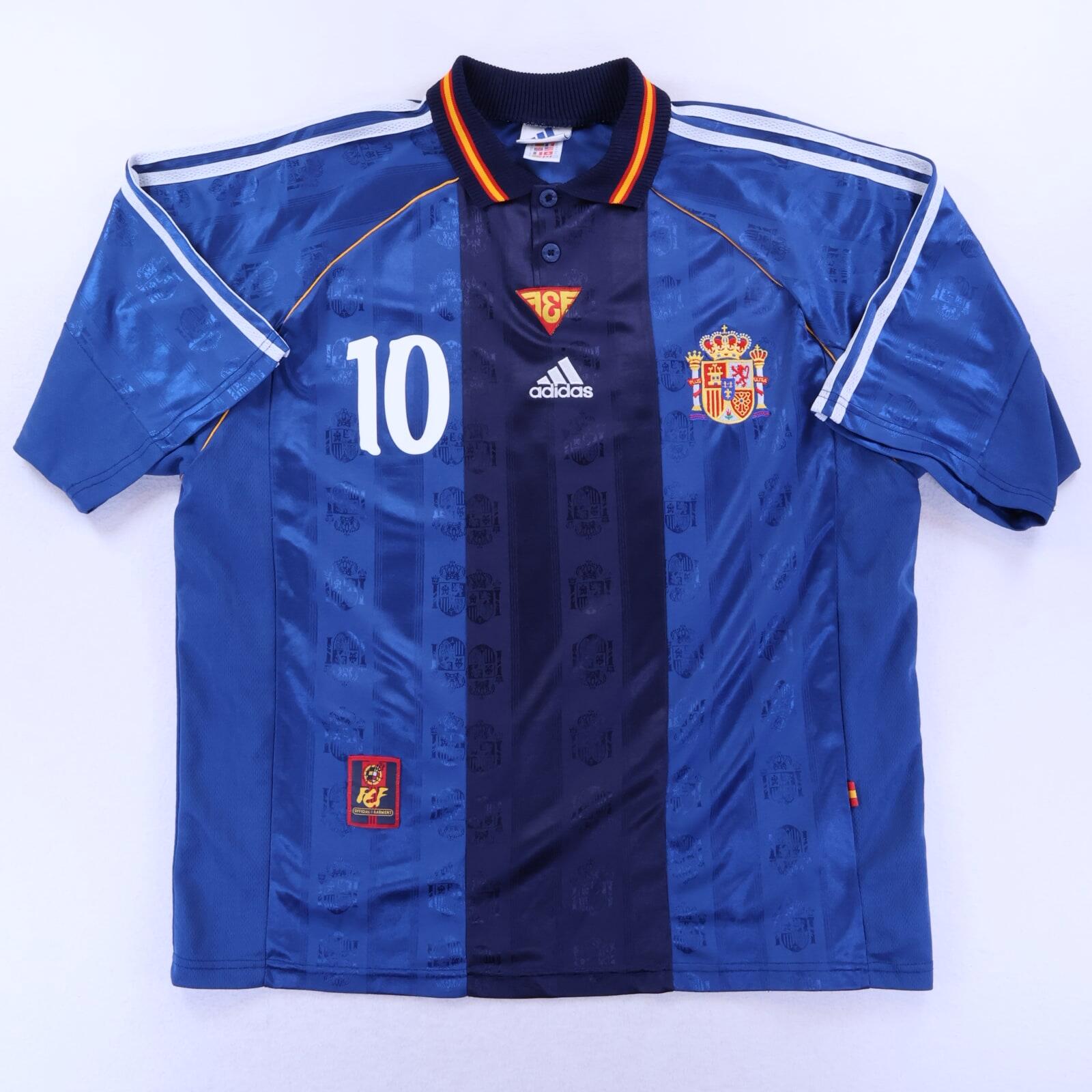 Spain Raul #10 1998/99 Third Shirt - XL