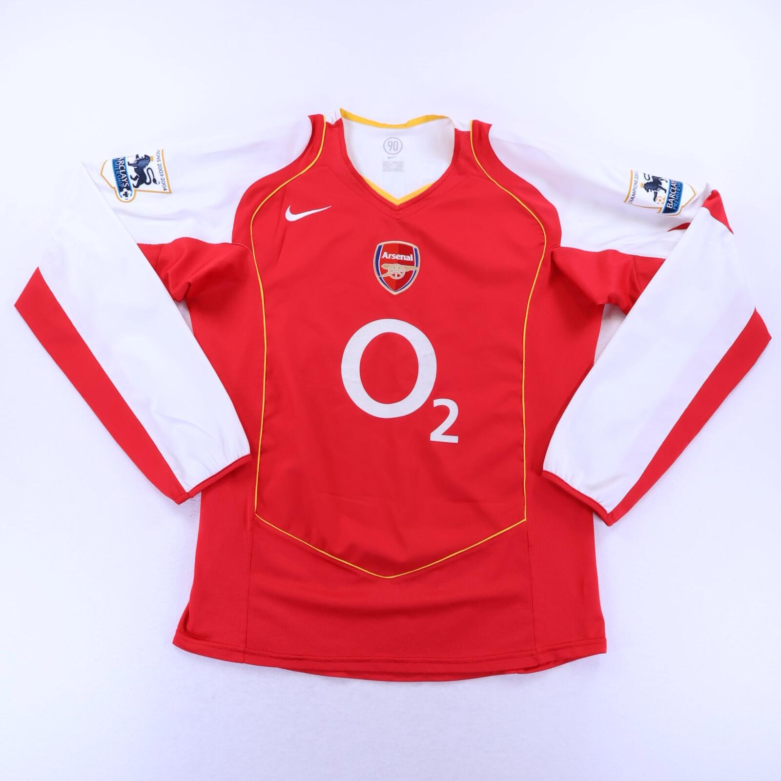 ウェア Arsenal FC 04/05 Long Sleeve Henry 14 Arsenal Henry #14 2004/05 Home Shirt - Long Sleeve - L