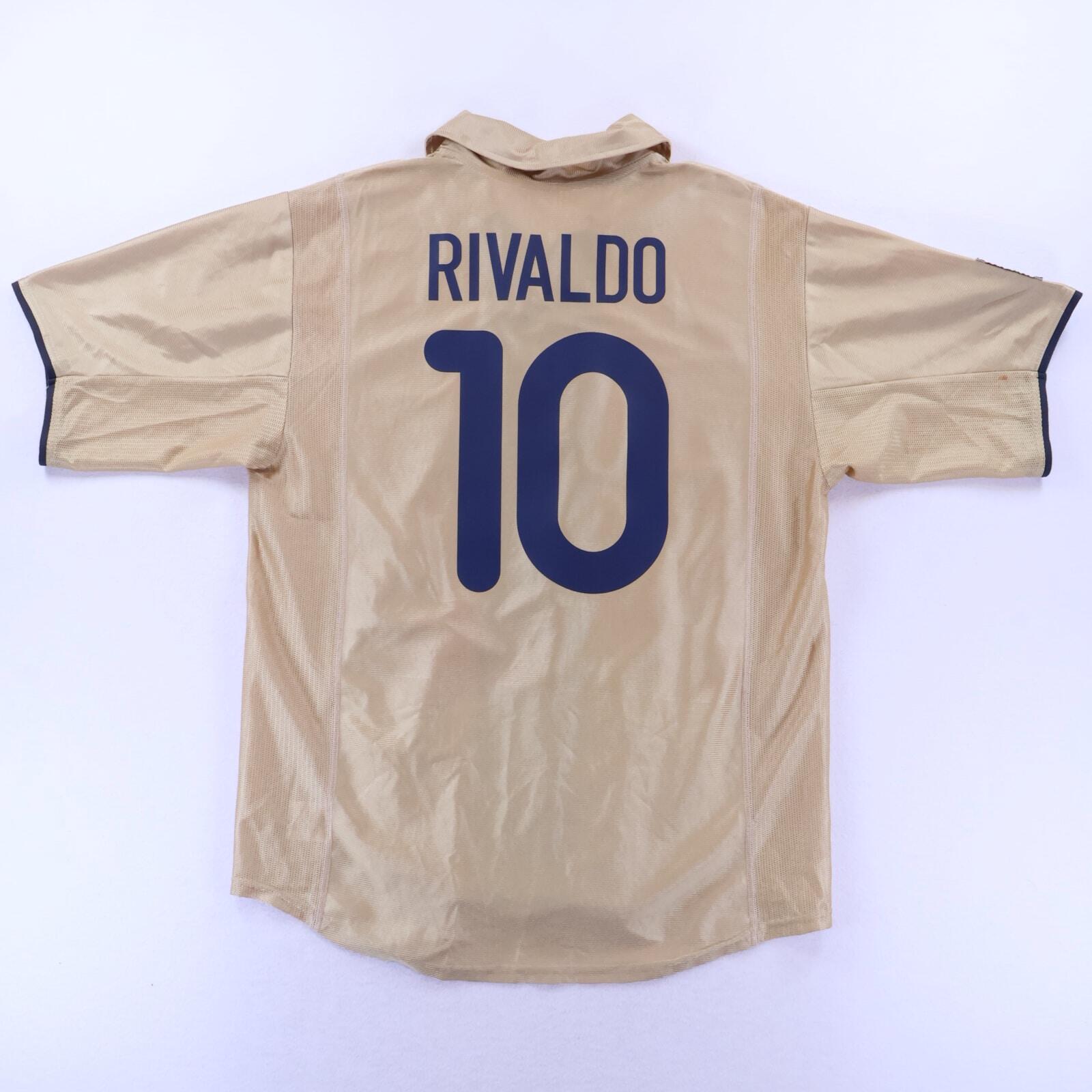 Barcelona Rivaldo #10 2001/03 Away Shirt - L