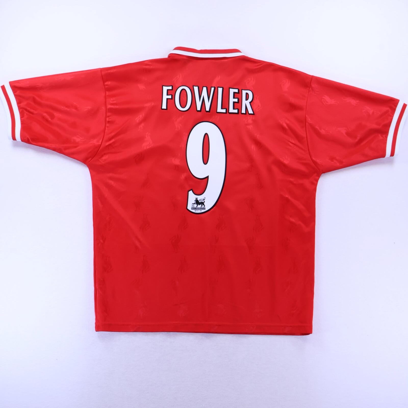 Liverpool F.C Fowler #9 1996/98 Home Shirt - XL
