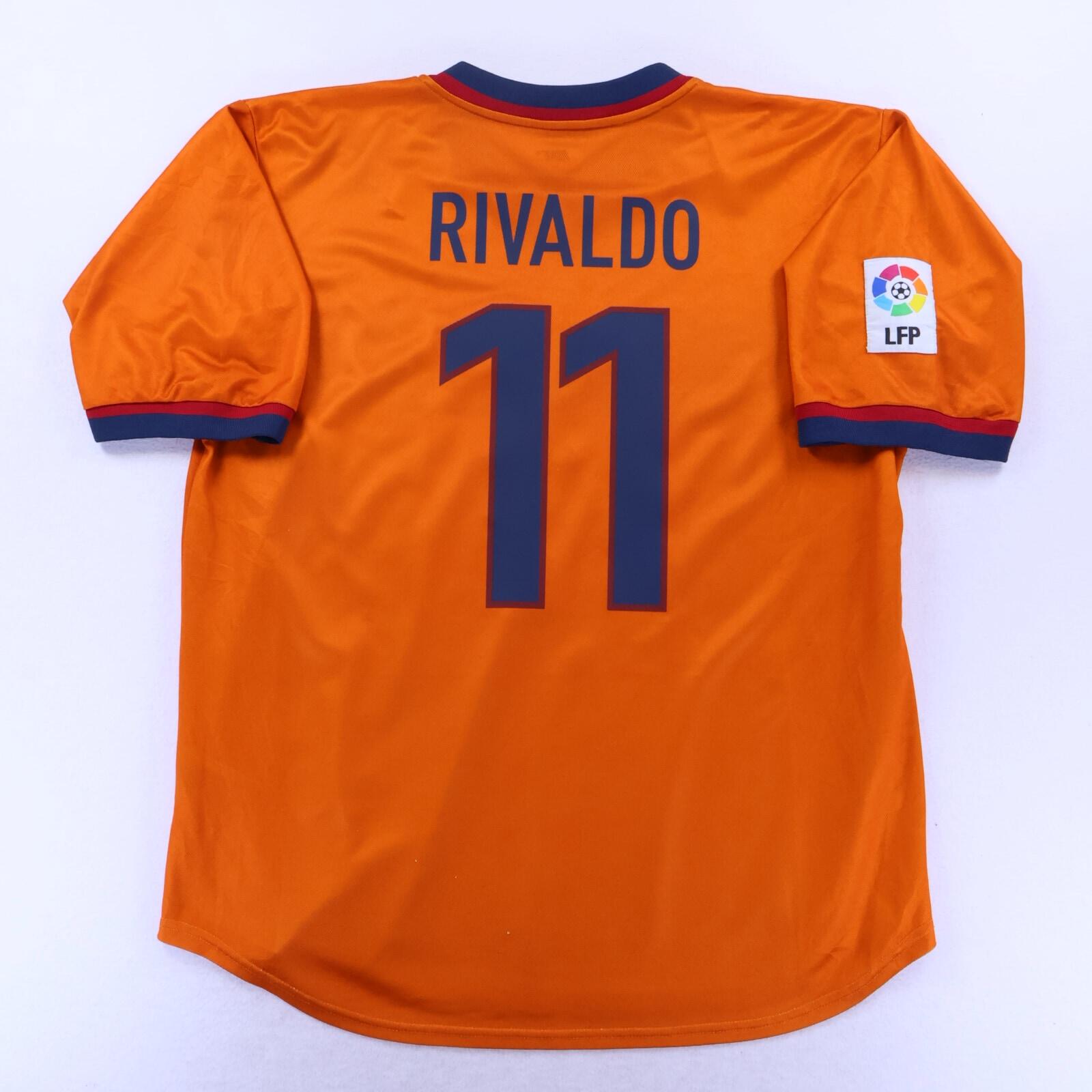 Barcelona Rivaldo #11 1998/99 Away Shirt - XL