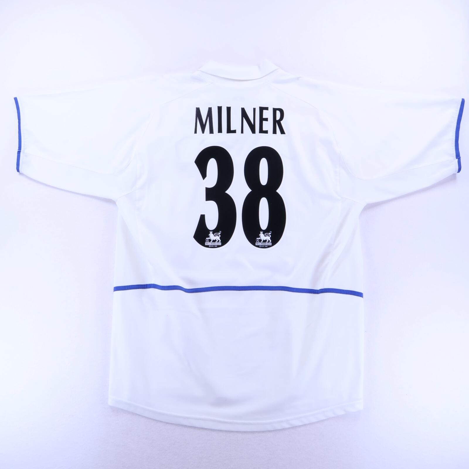 Leeds United Milner #38 2002/03 Home Shirt - XL
