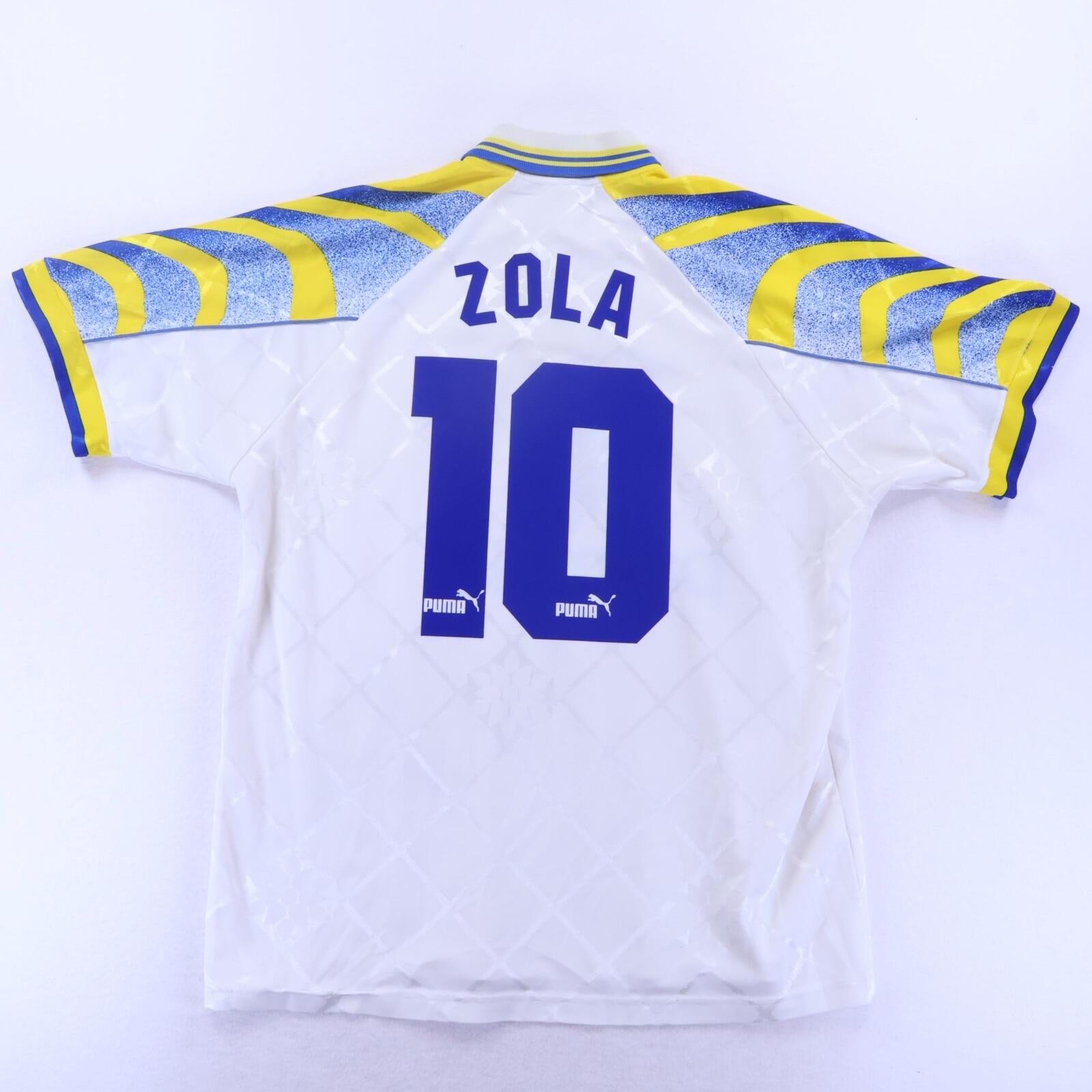 Parma Zola #10 1995/97 Home Shirt - L