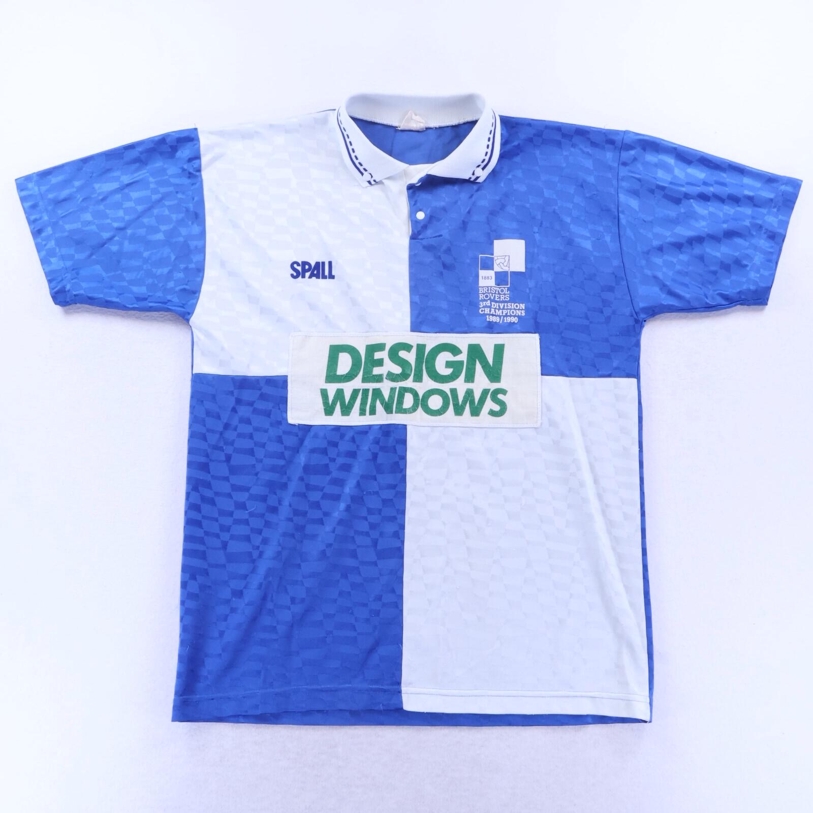Bristol Rovers 1991/92 Home Shirt - M