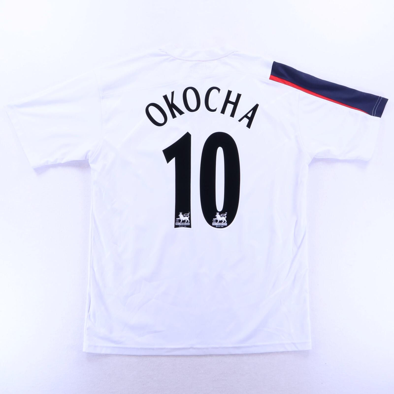 Bolton Wanderers Fc Okocha #10 2005/06 Home Shirt - XL