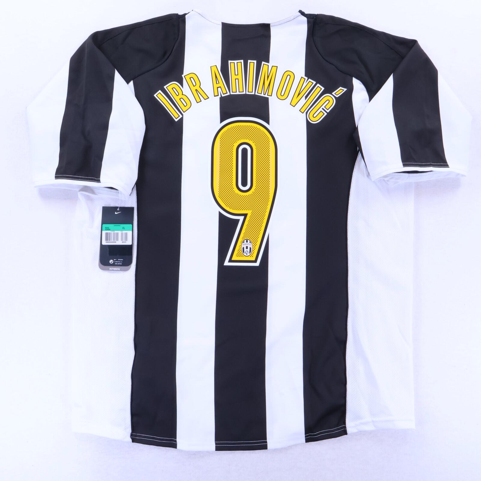 Y2K vintage 04-05 JUVENTUS Ibrahimović 9 NWT* Juventus Ibrahimović #9 2004/05 Home Shirt - XL