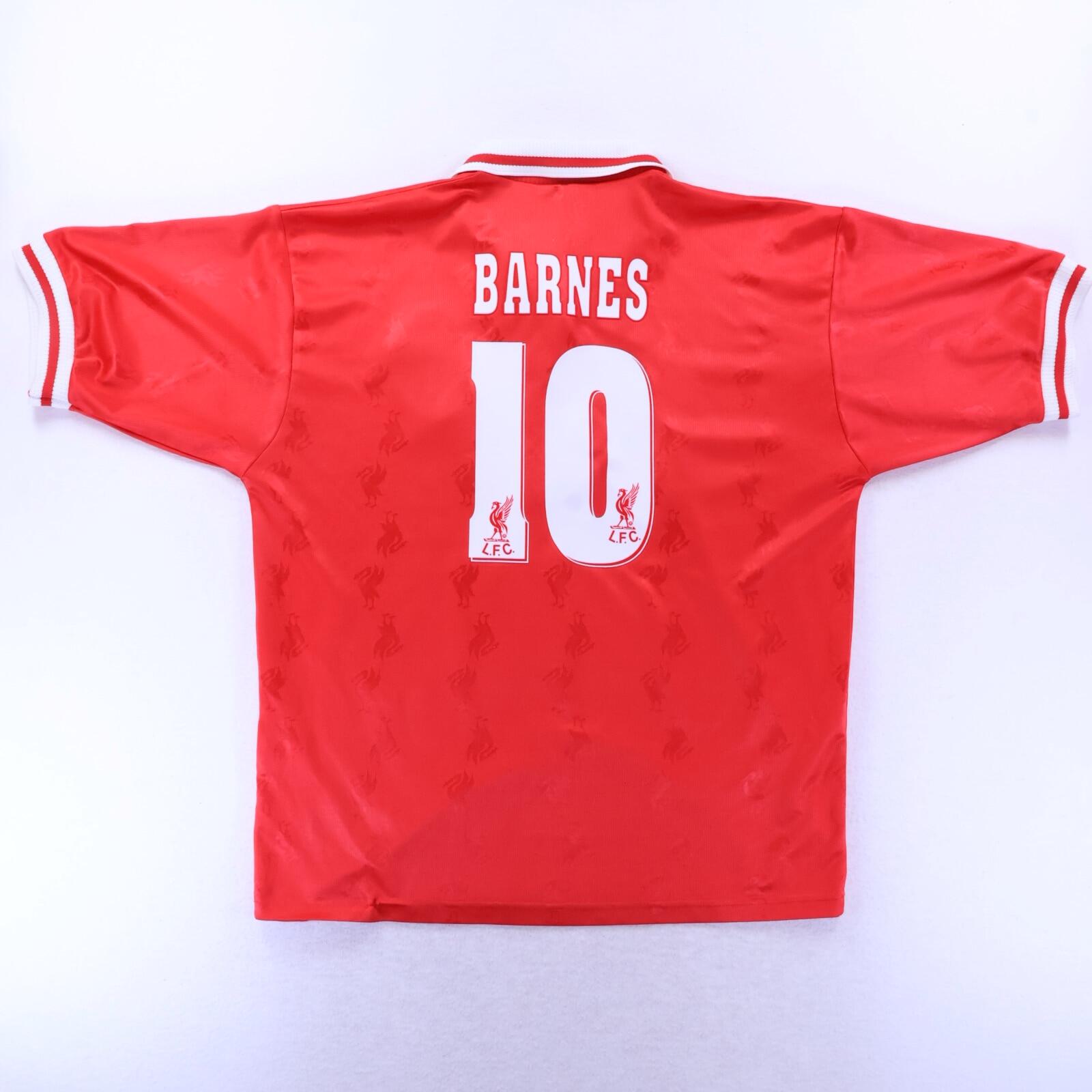 Liverpool F.C Barnes #10 1996/98 Home Shirt - XL