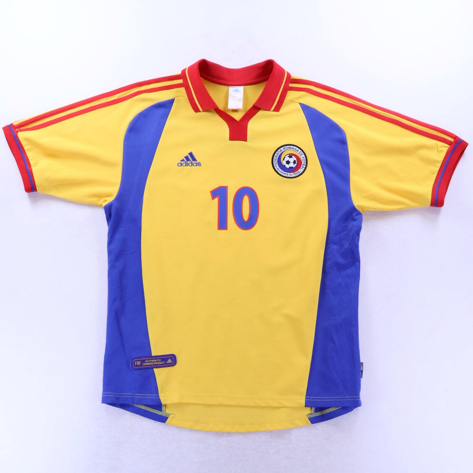 Romania Hagi #10 2000/02 Home Shirt - XL