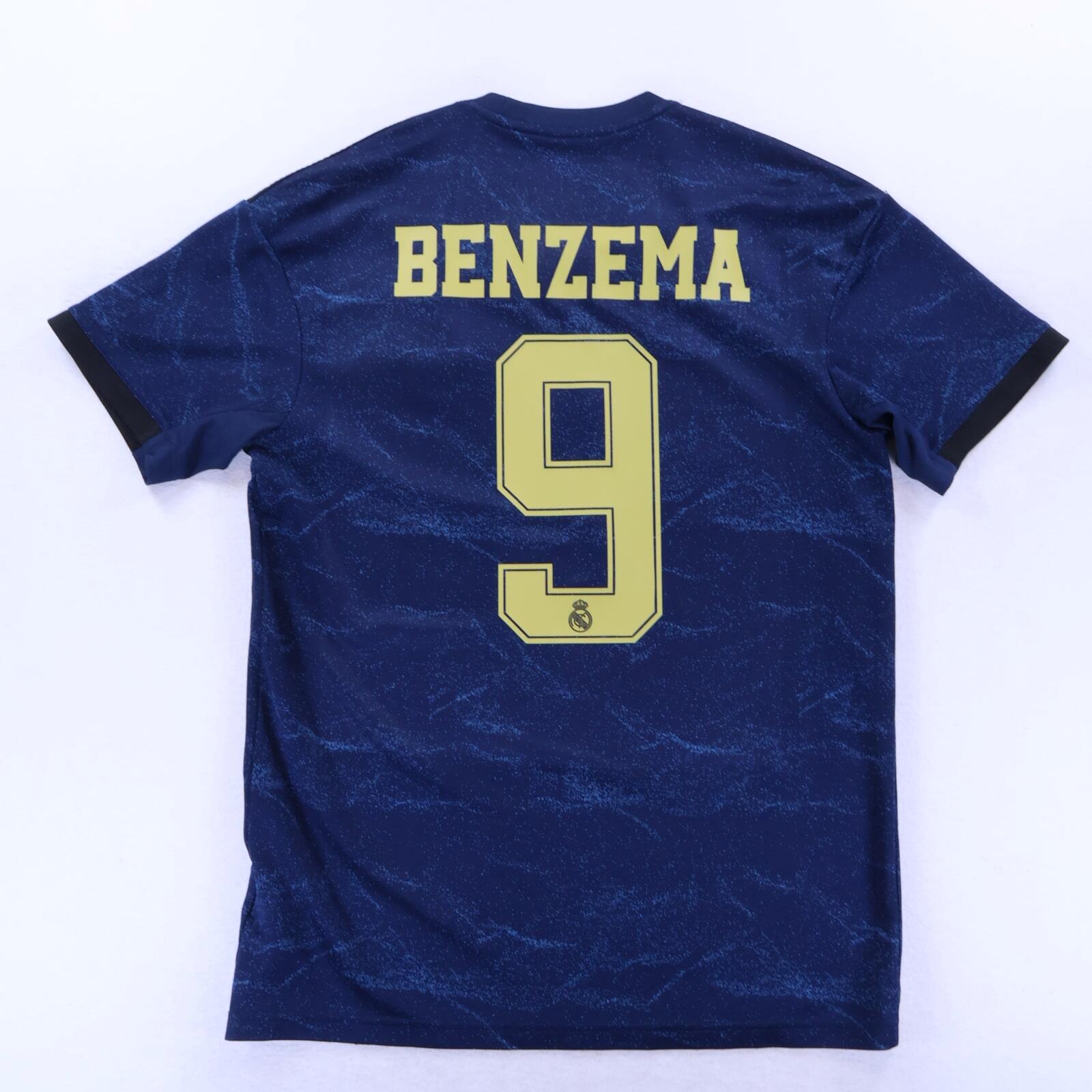 *MINT* Real Madrid Benzema #9 2019/20 Away Shirt - L