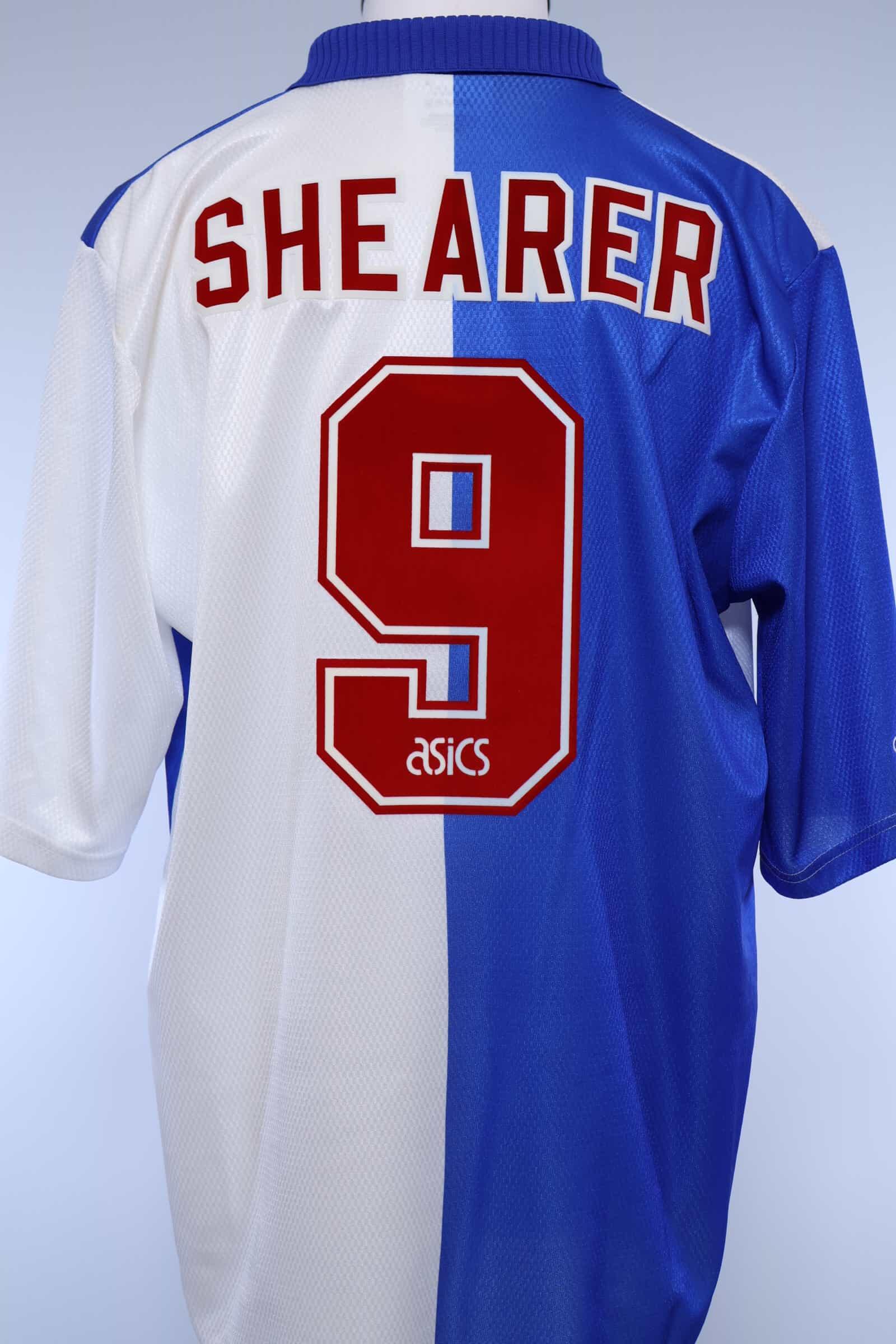 1994/96 - BLACKBURN ROVERS - SHEARER - #9 - HOME SHIRT - XL