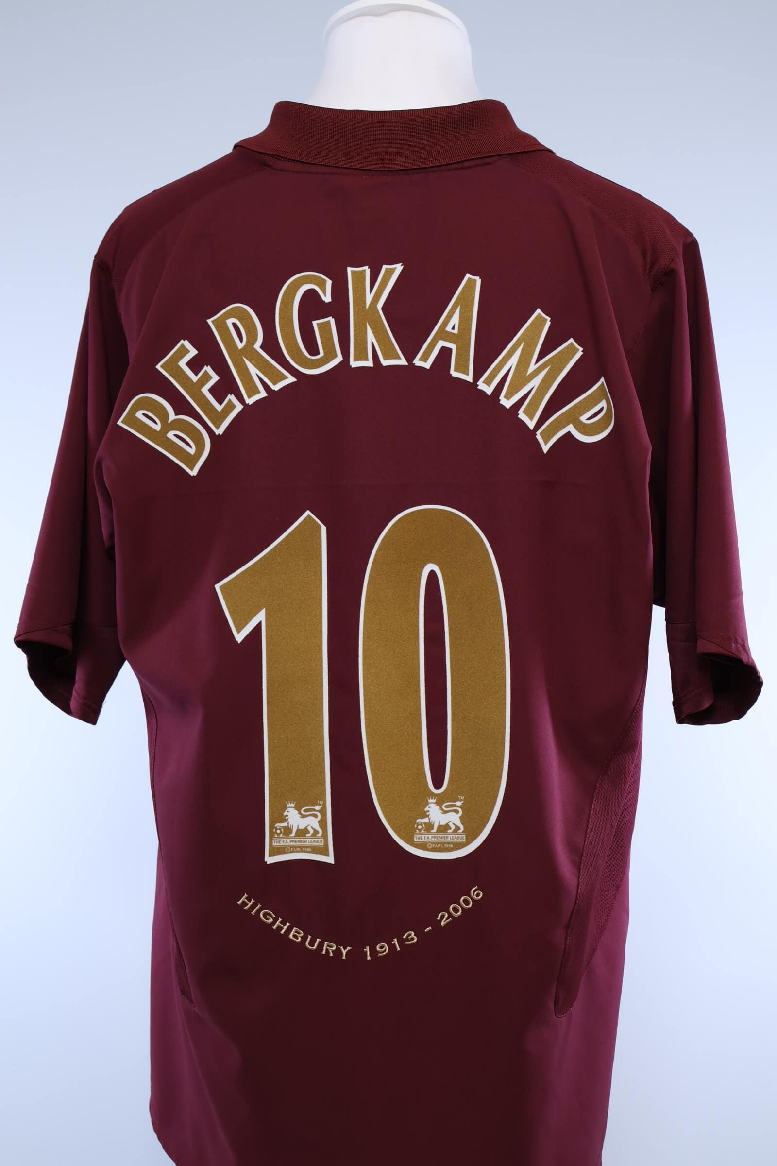 2005/06 - ARSENAL - BERGKAMP - #10 - HOME SHIRT - XL