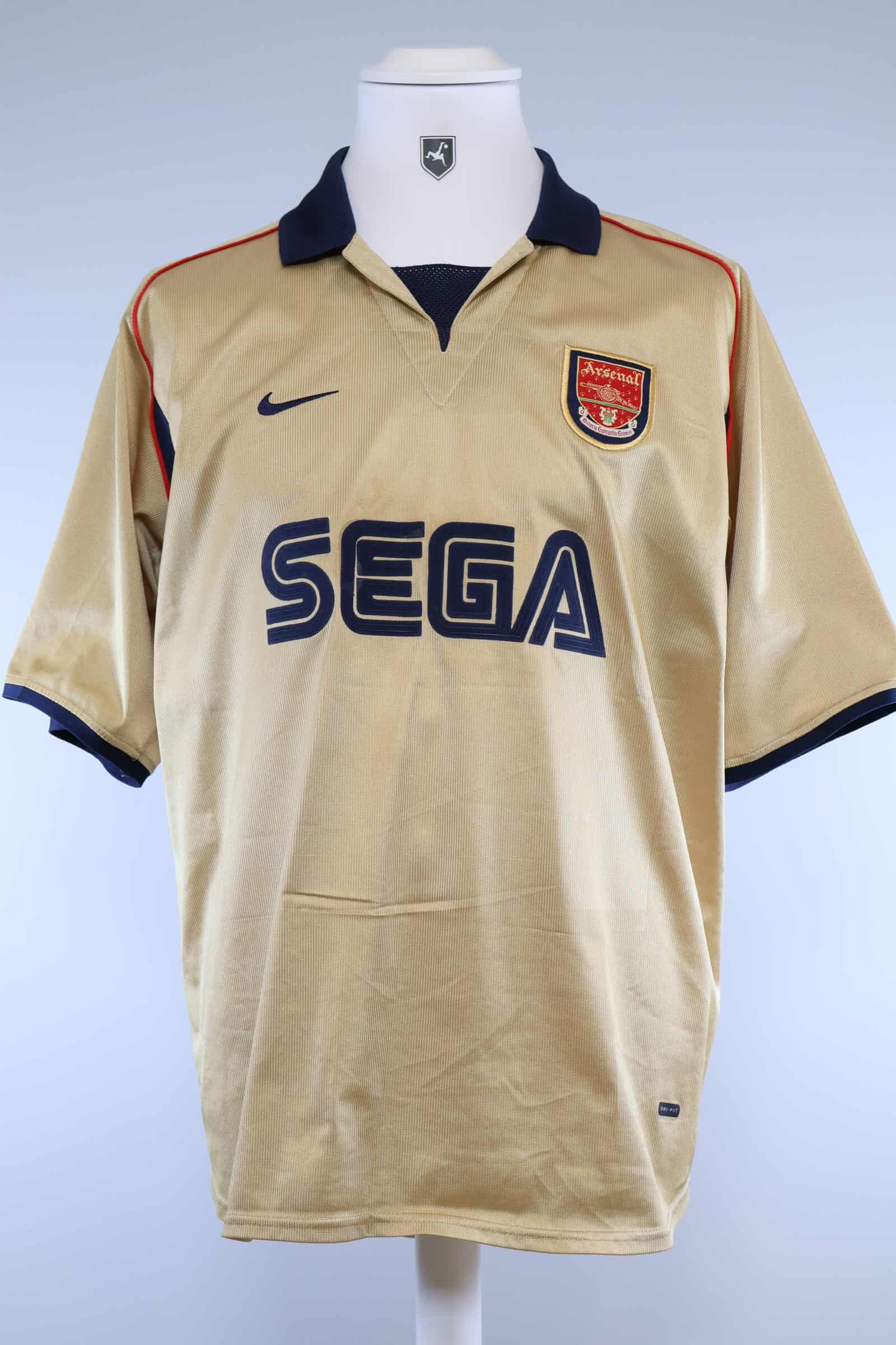2001/02 - ARSENAL - BERGKAMP - #10 - AWAY SHIRT - L
