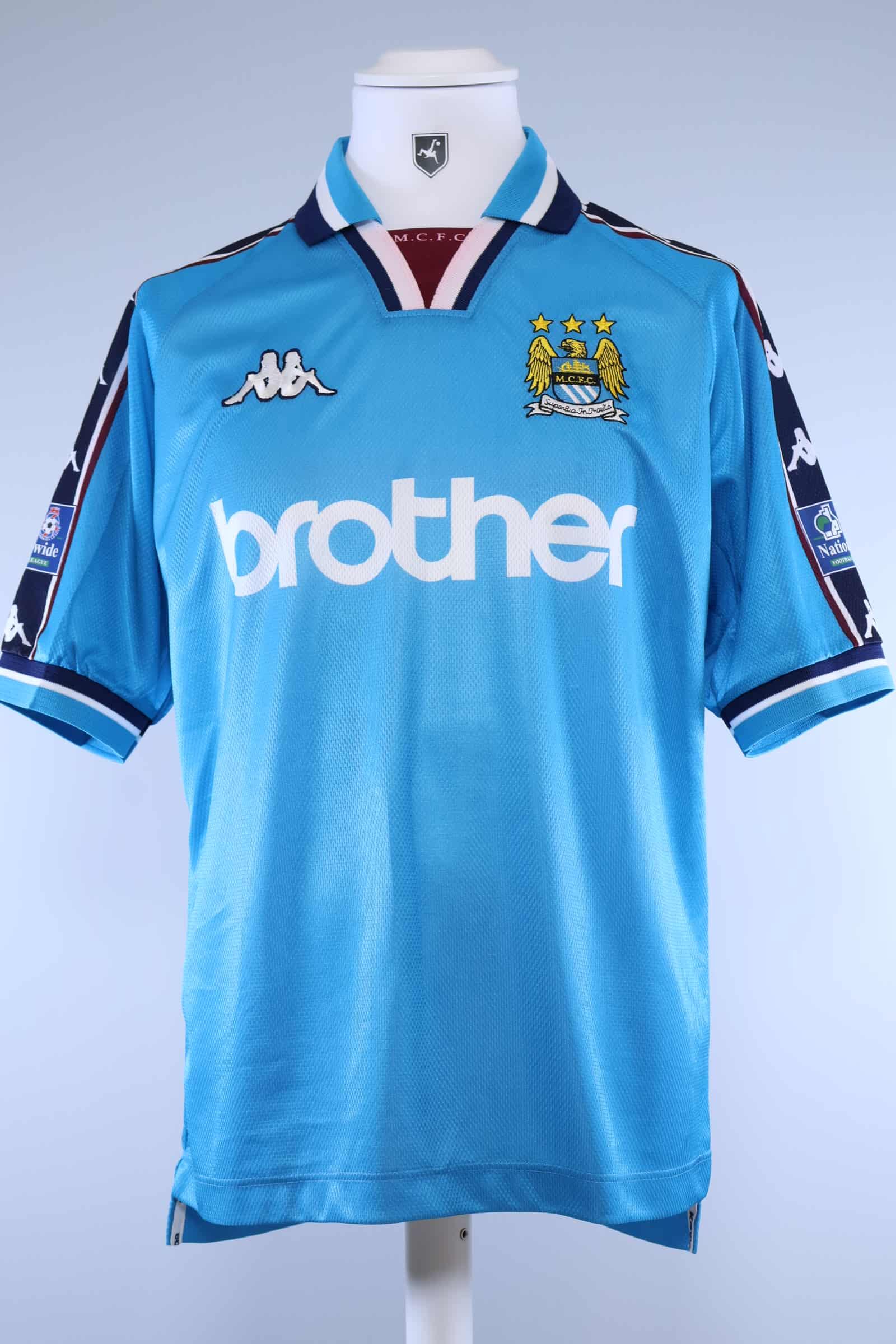 1997/99 - MANCHESTER CITY - #10 - HOME SHIRT - M