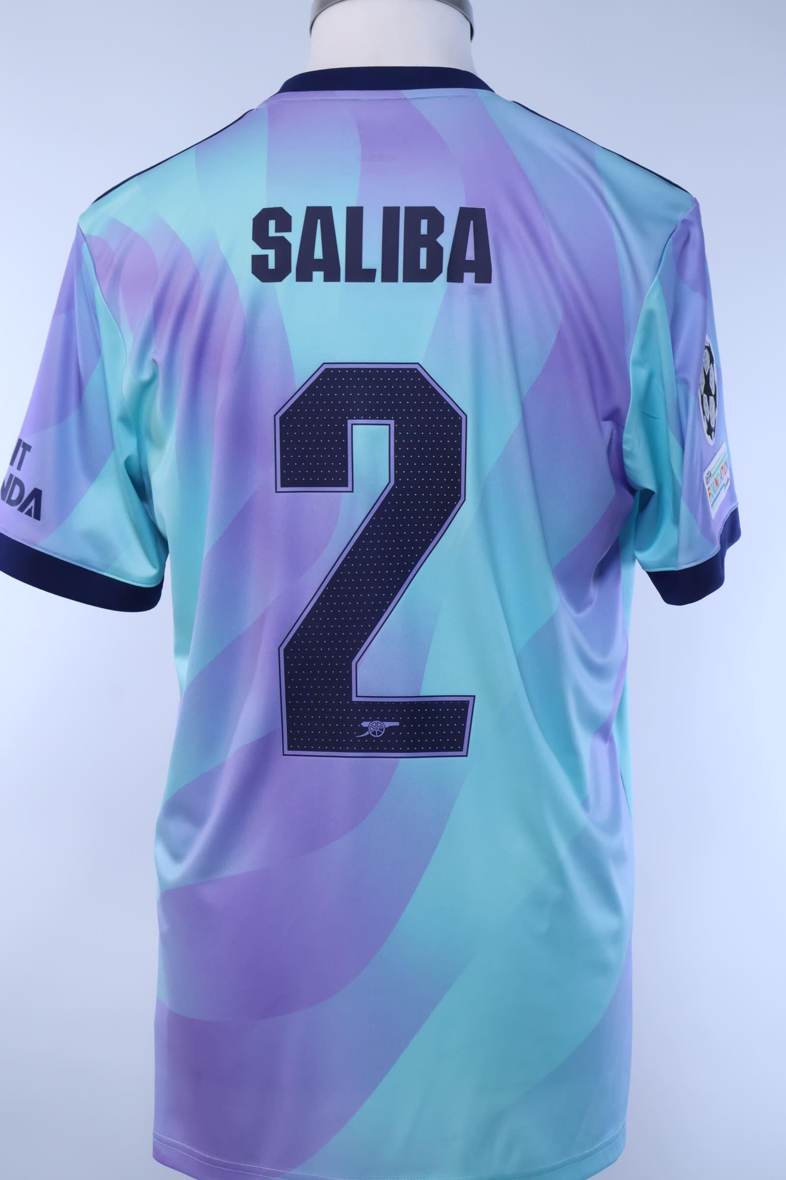 2024/25 - ARSENAL - SALIBA - #2 - THIRD SHIRT - M
