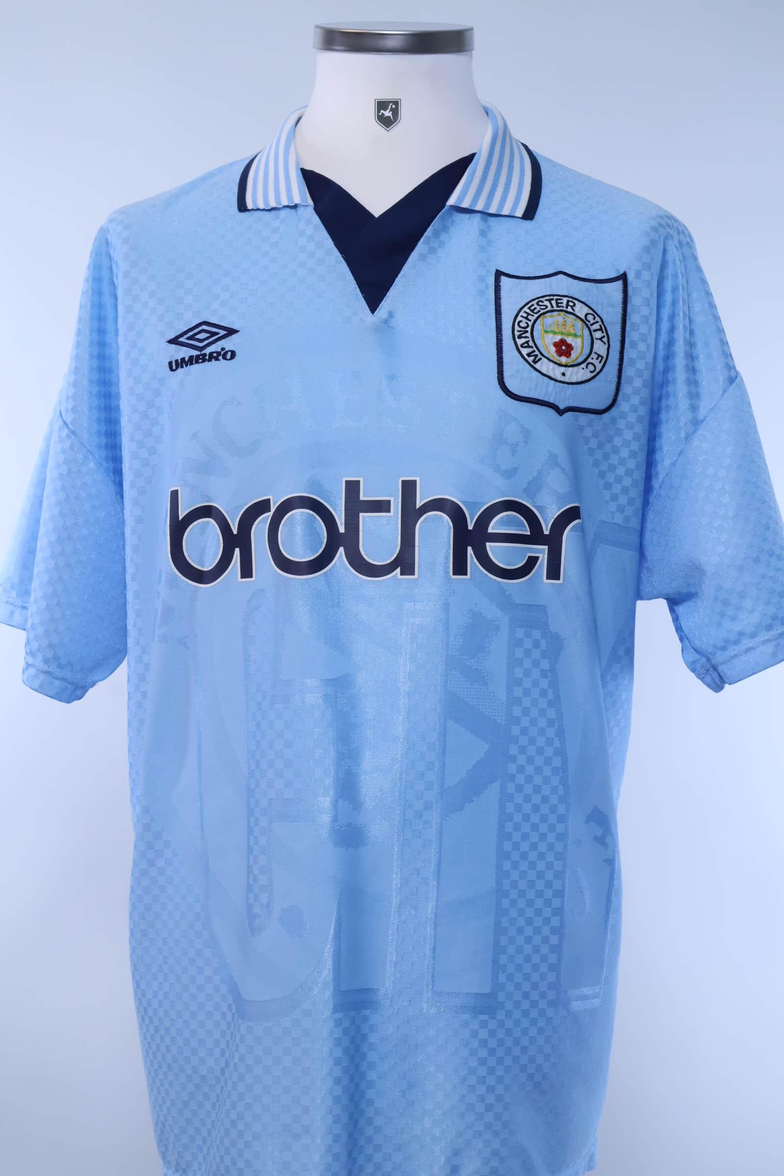 1995/96 - MANCHESTER CITY - #6 - HOME SHIRT - XL