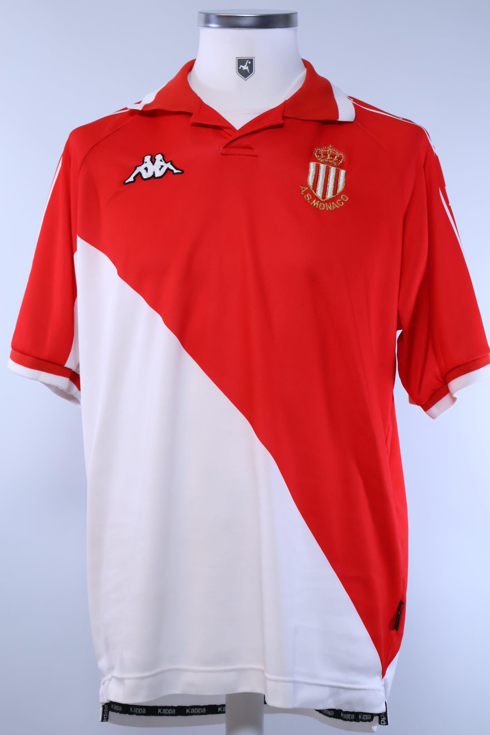 Maillot AS Monaco Domicile 2000-2001 Kappa - Taille XL - Excellent état - Collection