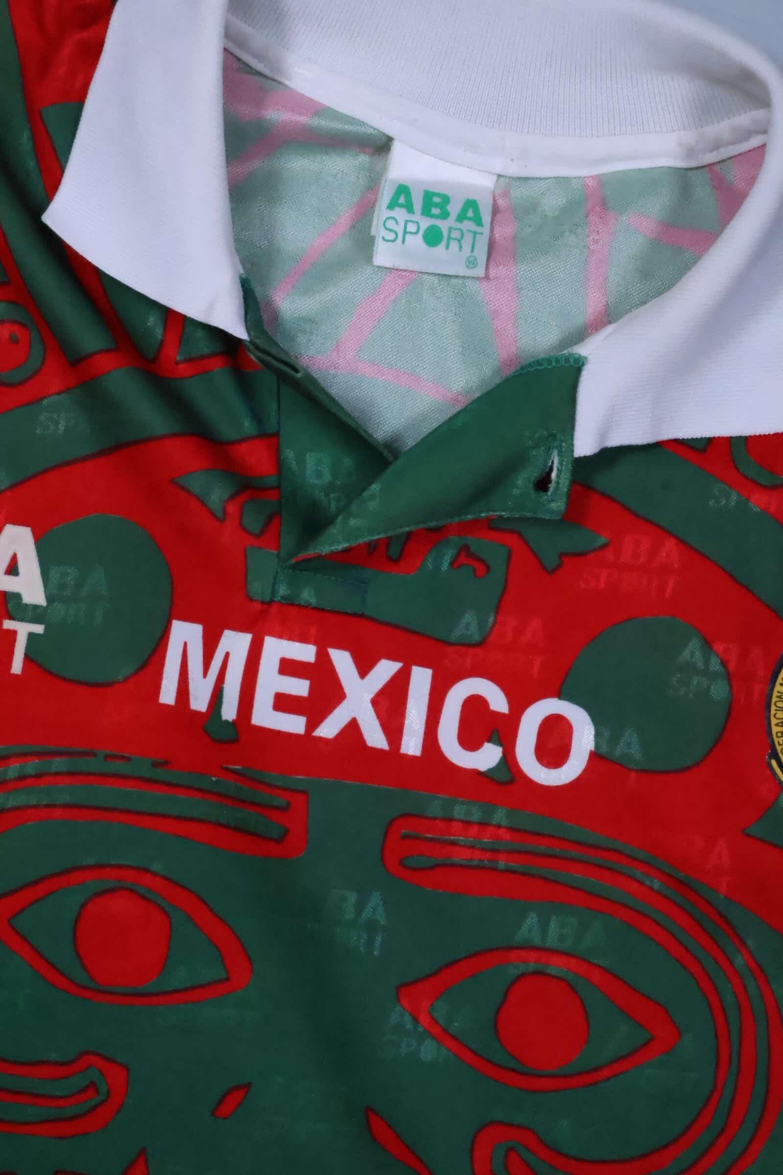 ABA SPORT メキシコ代表 シャツ アステカ模様　1996/1997モデル 1997 - MEXICO - THIRD SHIRT - L