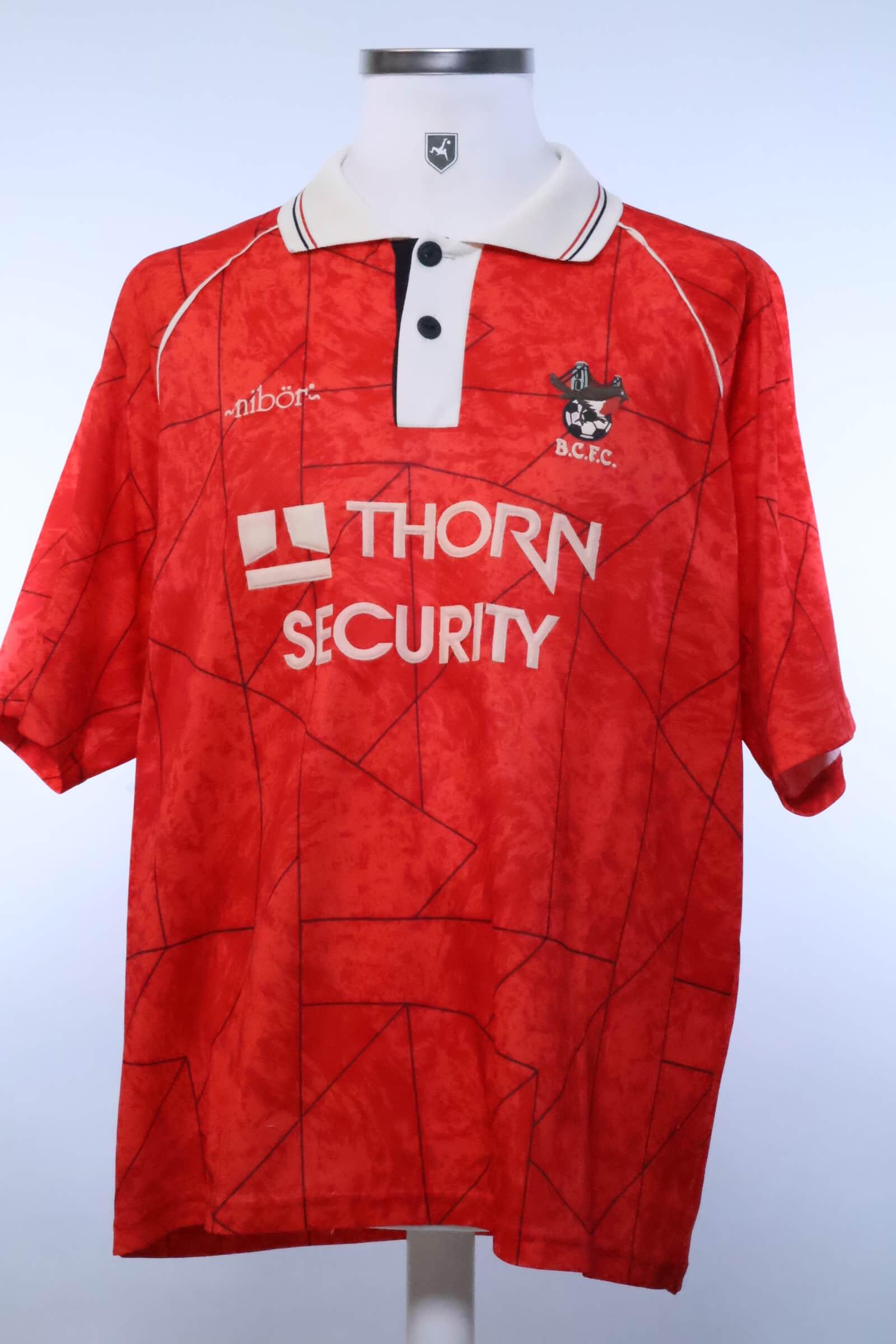 1992/93 - BRISTOL CITY F.C - HOME SHIRT - L