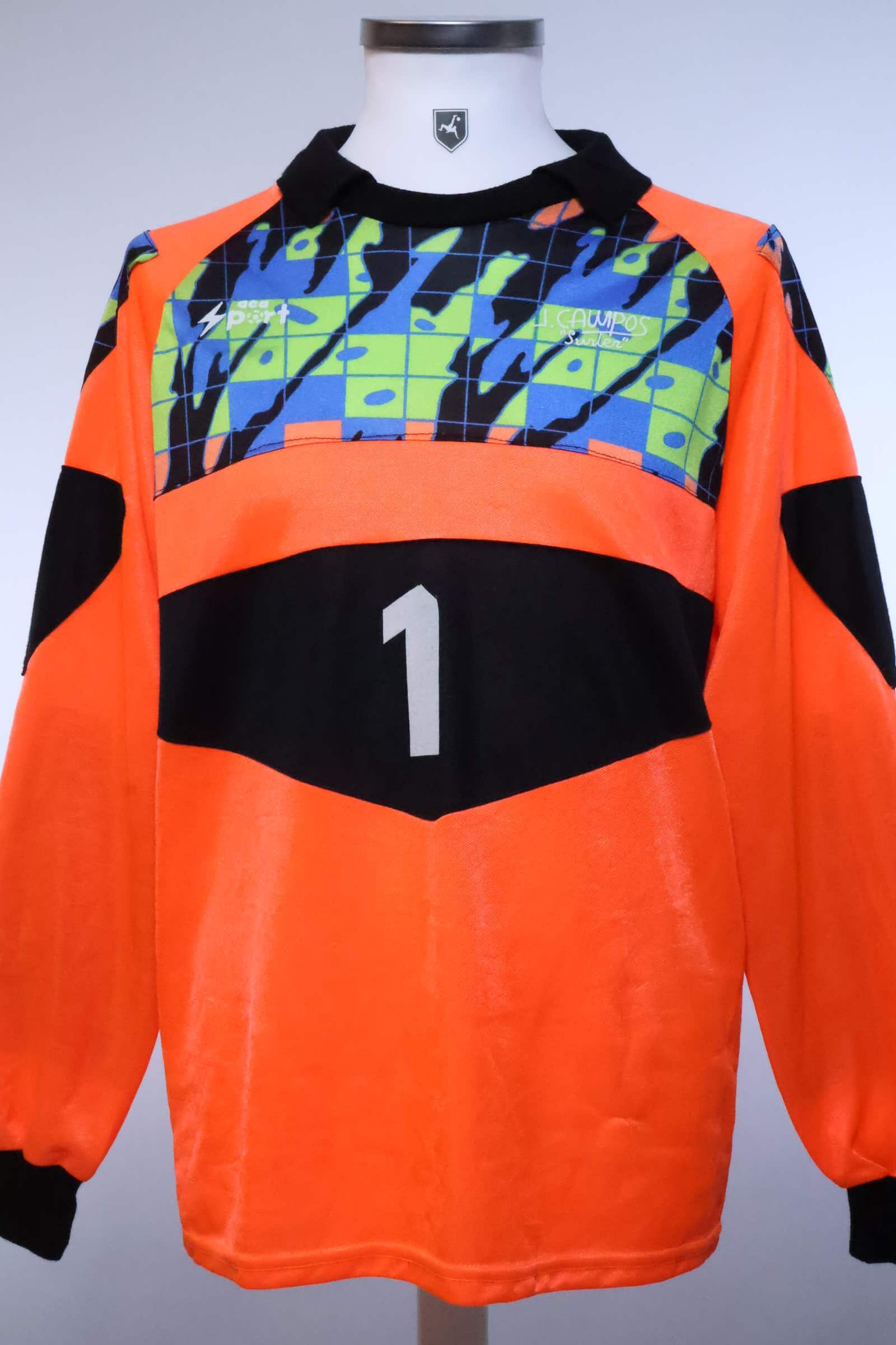 Mexico 1994/95 Campos #1 Goalkeeper Shirt - M- FRONT