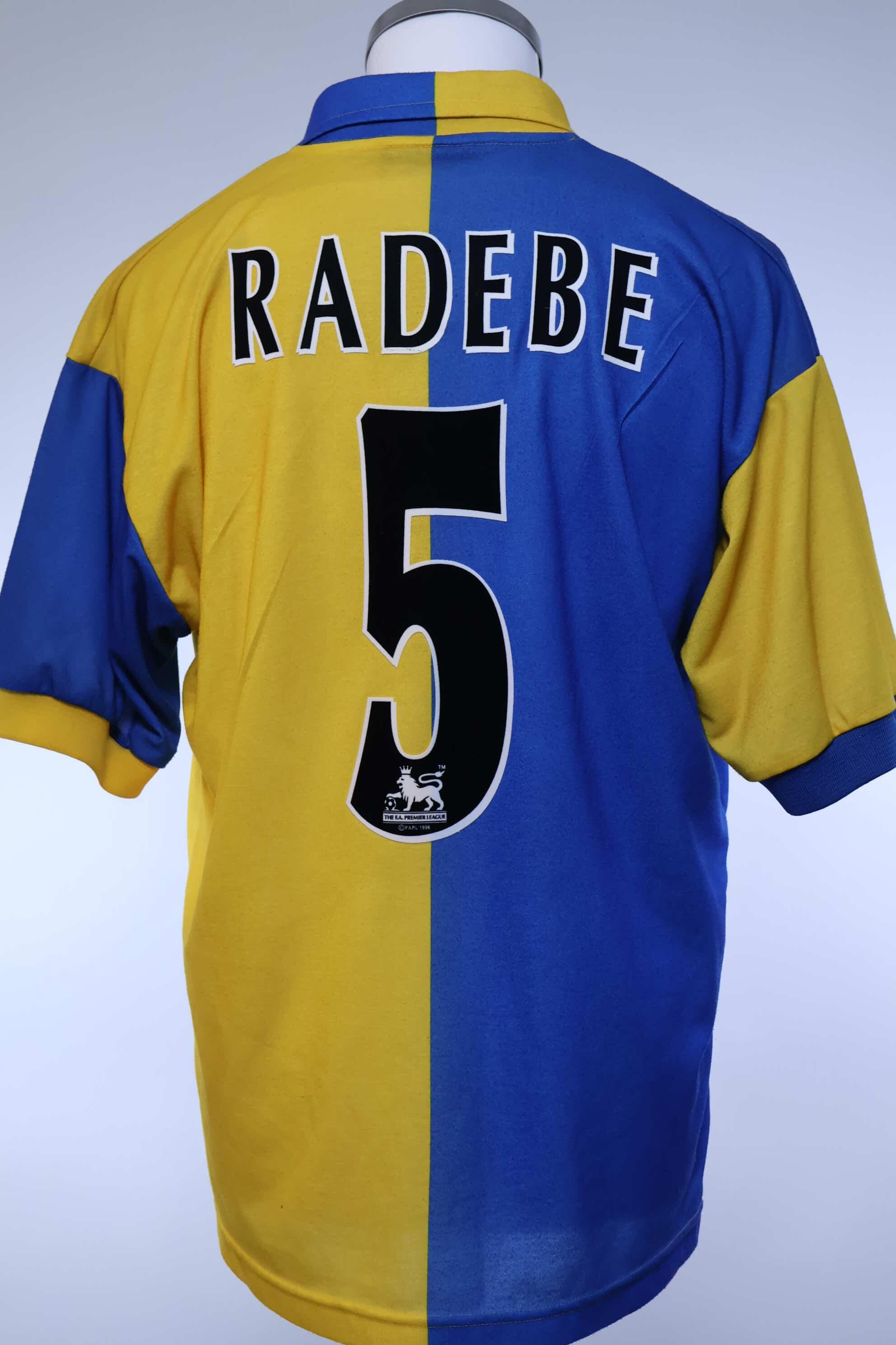 Leeds United Radebe #5 1997/98 Away Shirt - M- FRONT