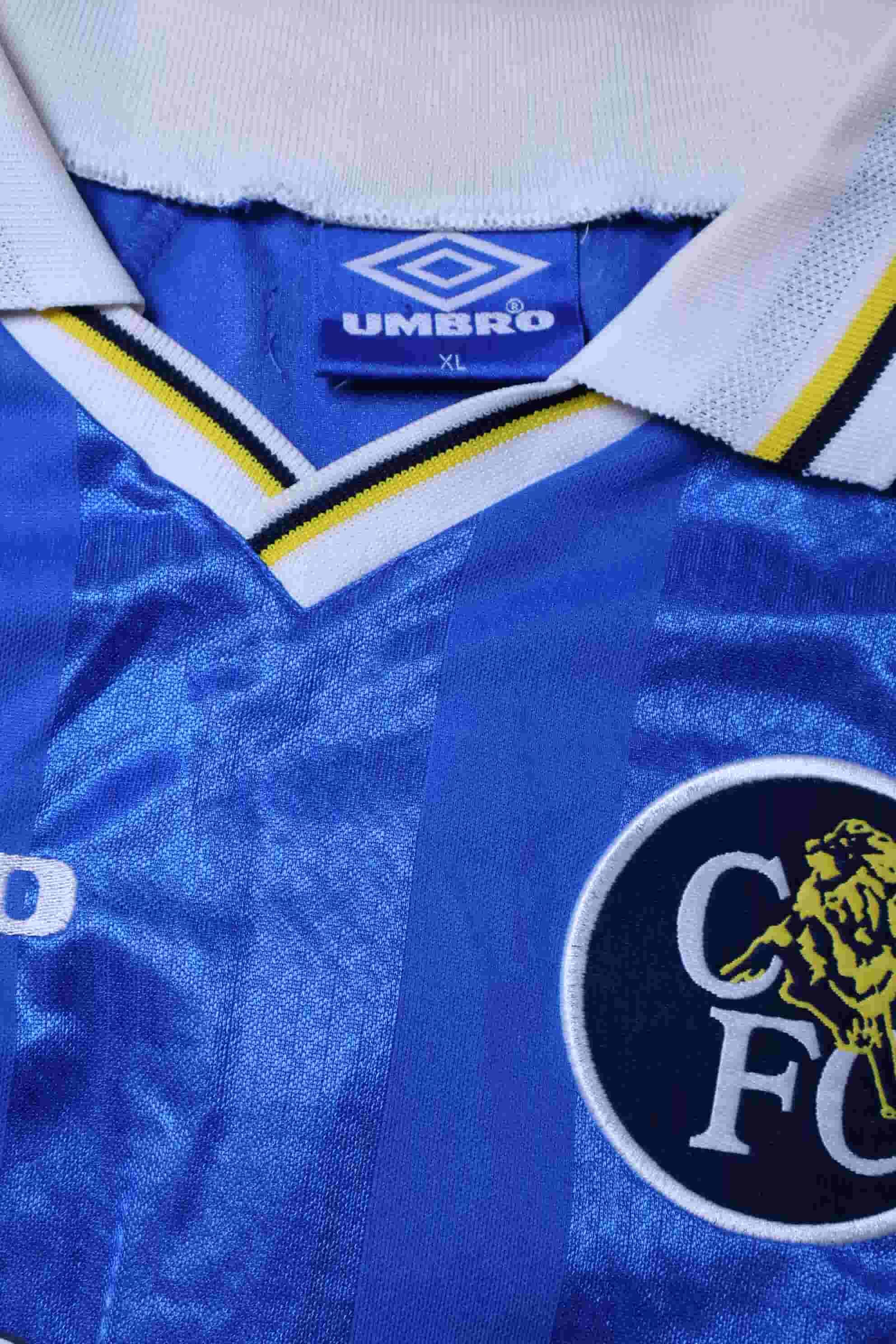 Chelsea #9 1997/99 Home Shirt - XL