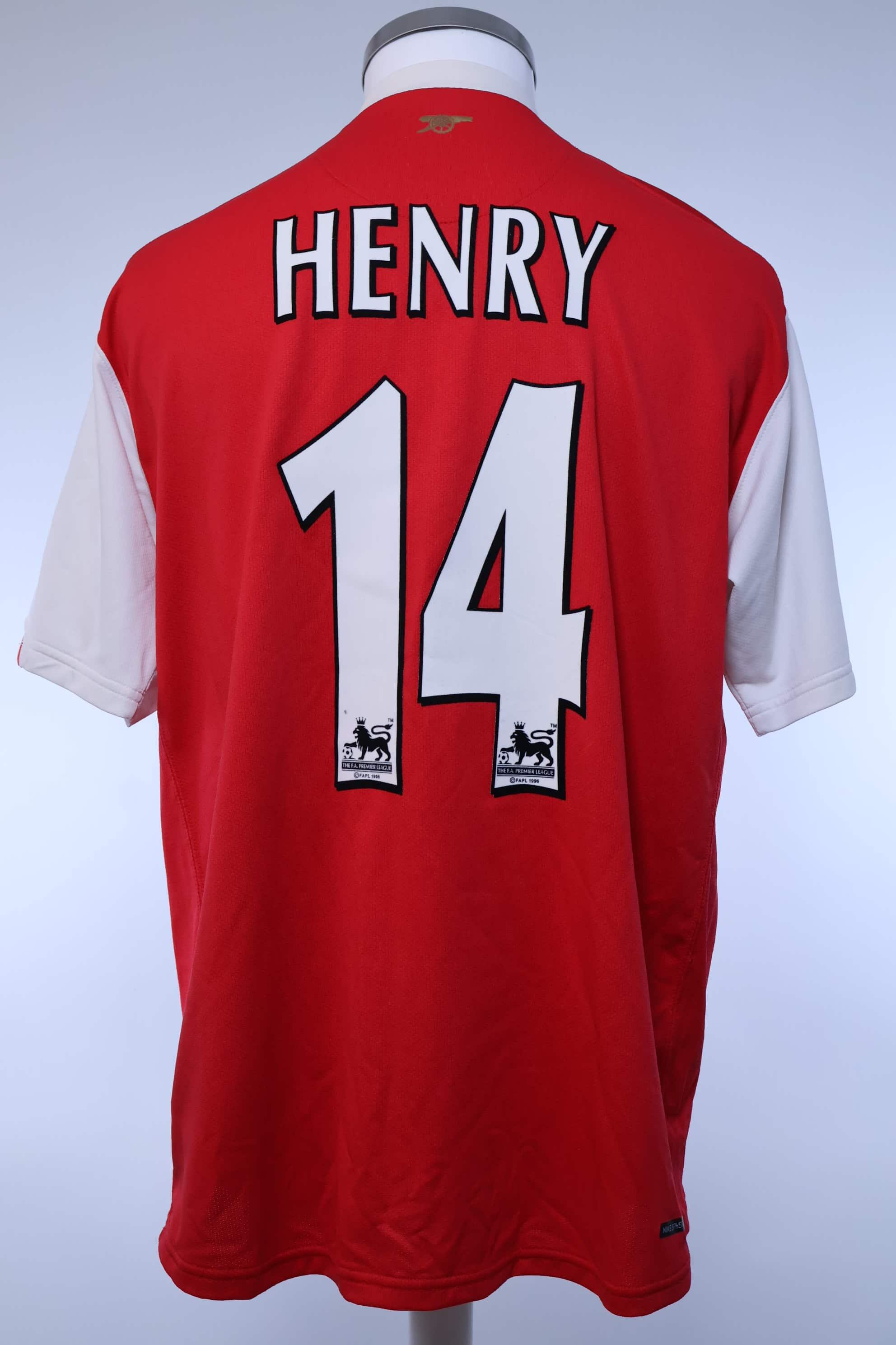Arsenal Henry #14 2006/07 Home Shirt - L