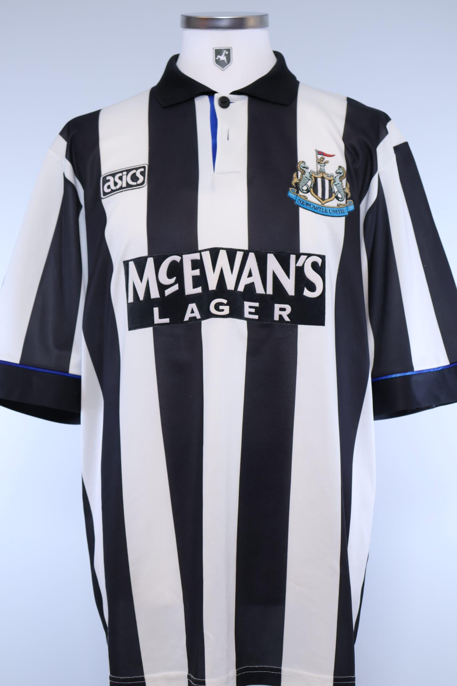 Newcastle United 1993/95 Home Shirt - L- FRONT