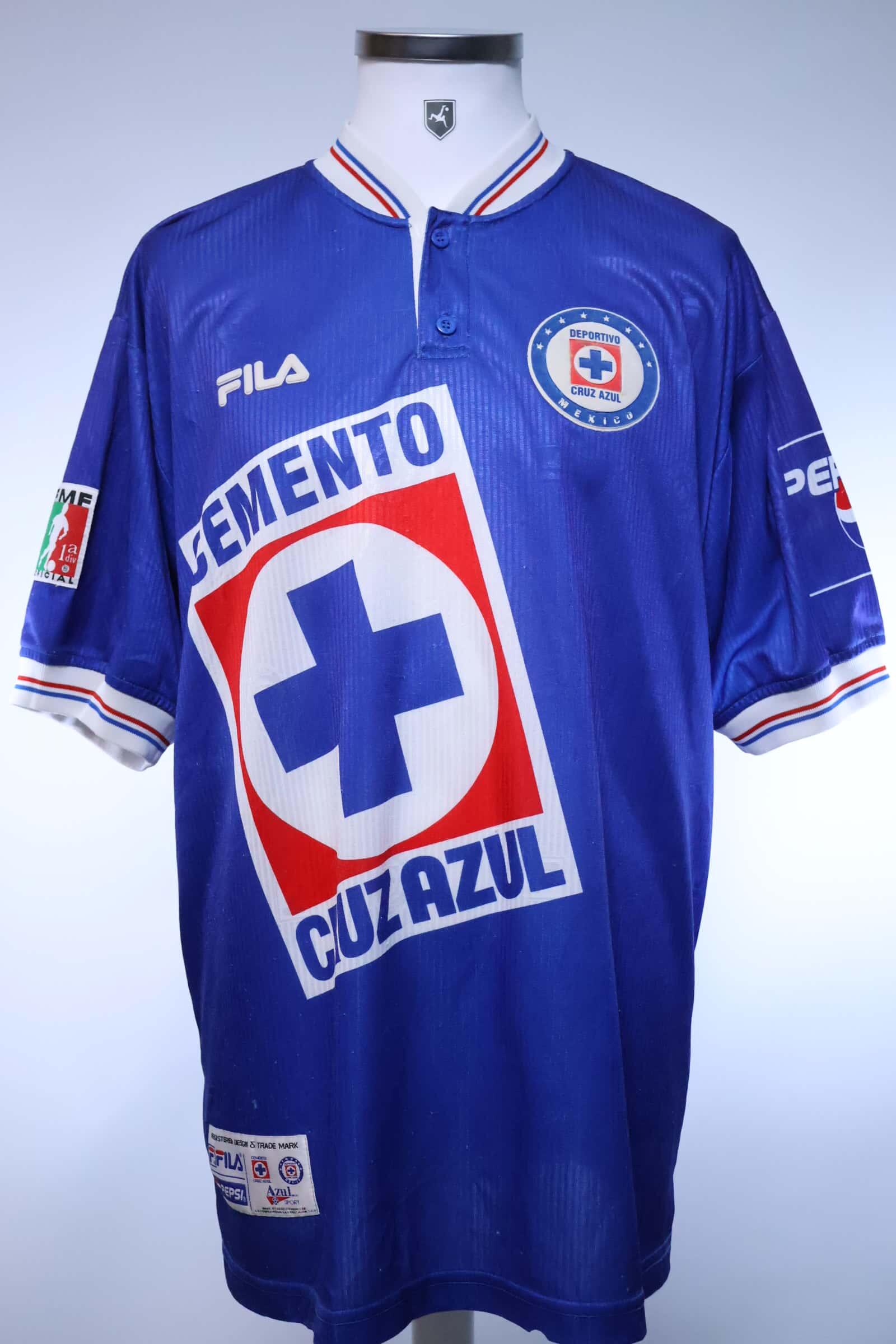 Deportivo Cruz Azul Camoranesi #9 1997/ Home Shirt - XL