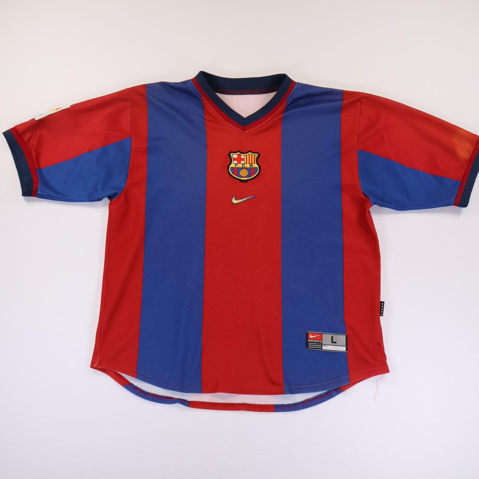 Fc Barcelona Luis Enrique #21 1998/99 Home Shirt - XXL