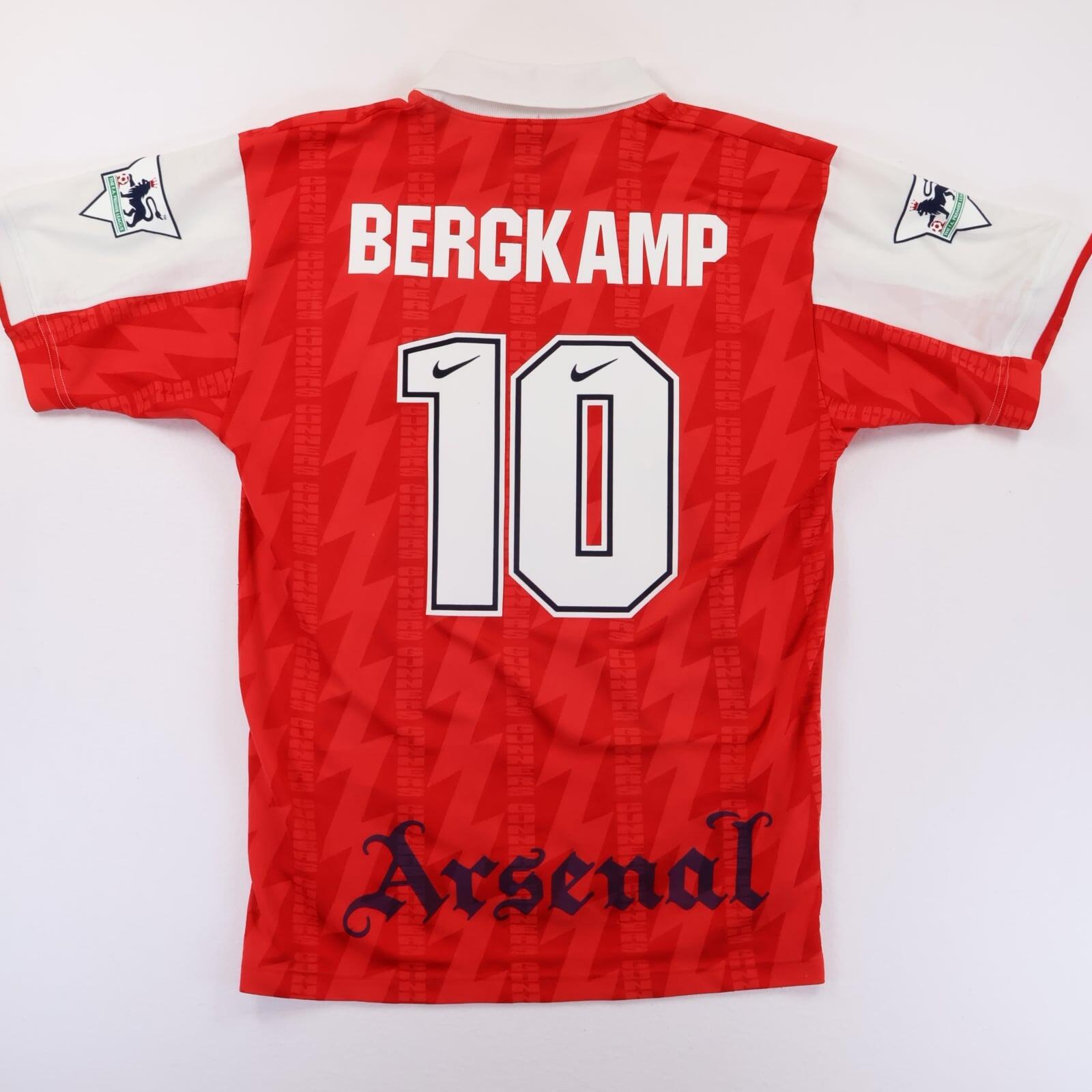 Arsenal Bergkamp #10 1995/96 Home Shirt - L