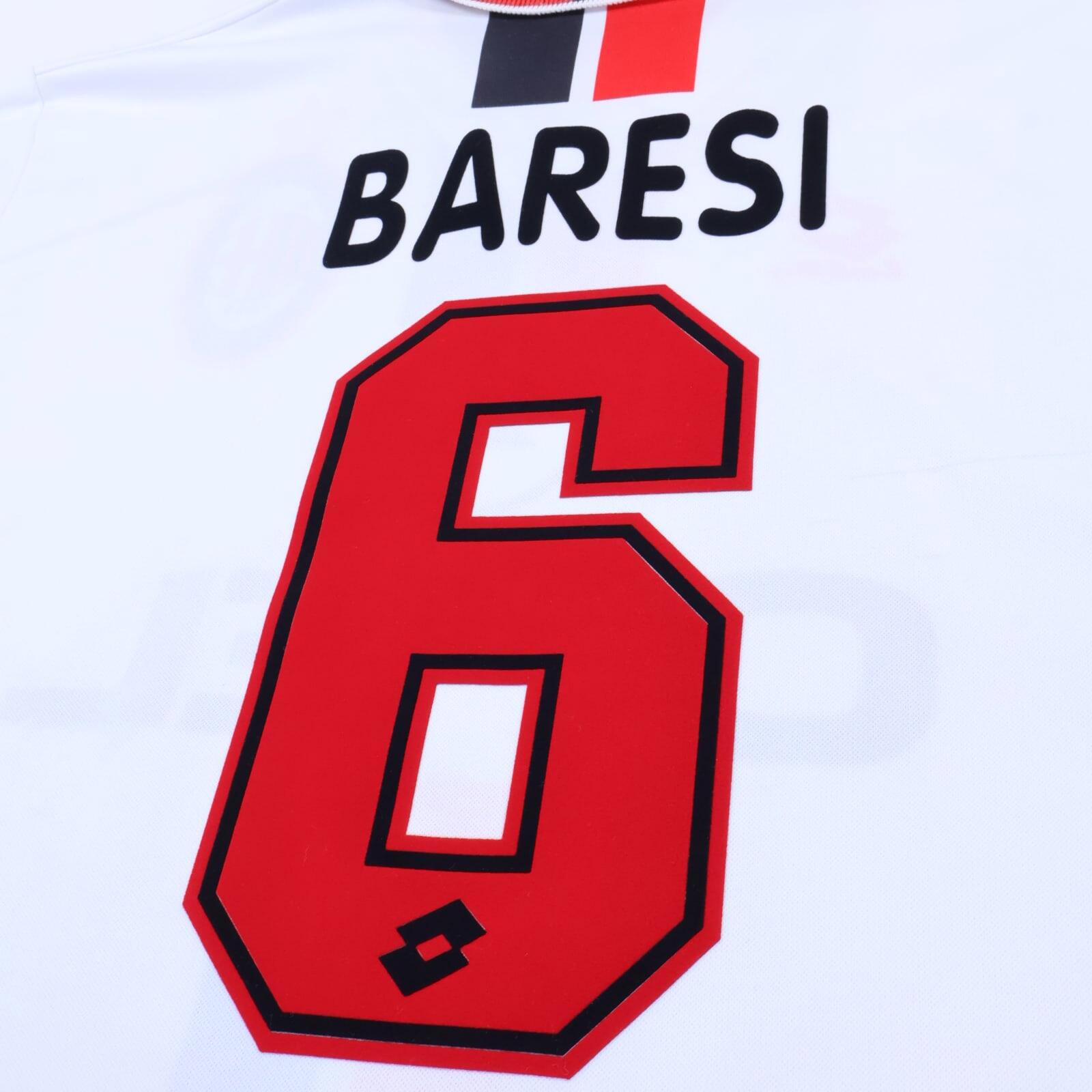 Ac Milan Baresi #6 1995/96 Away Shirt - L