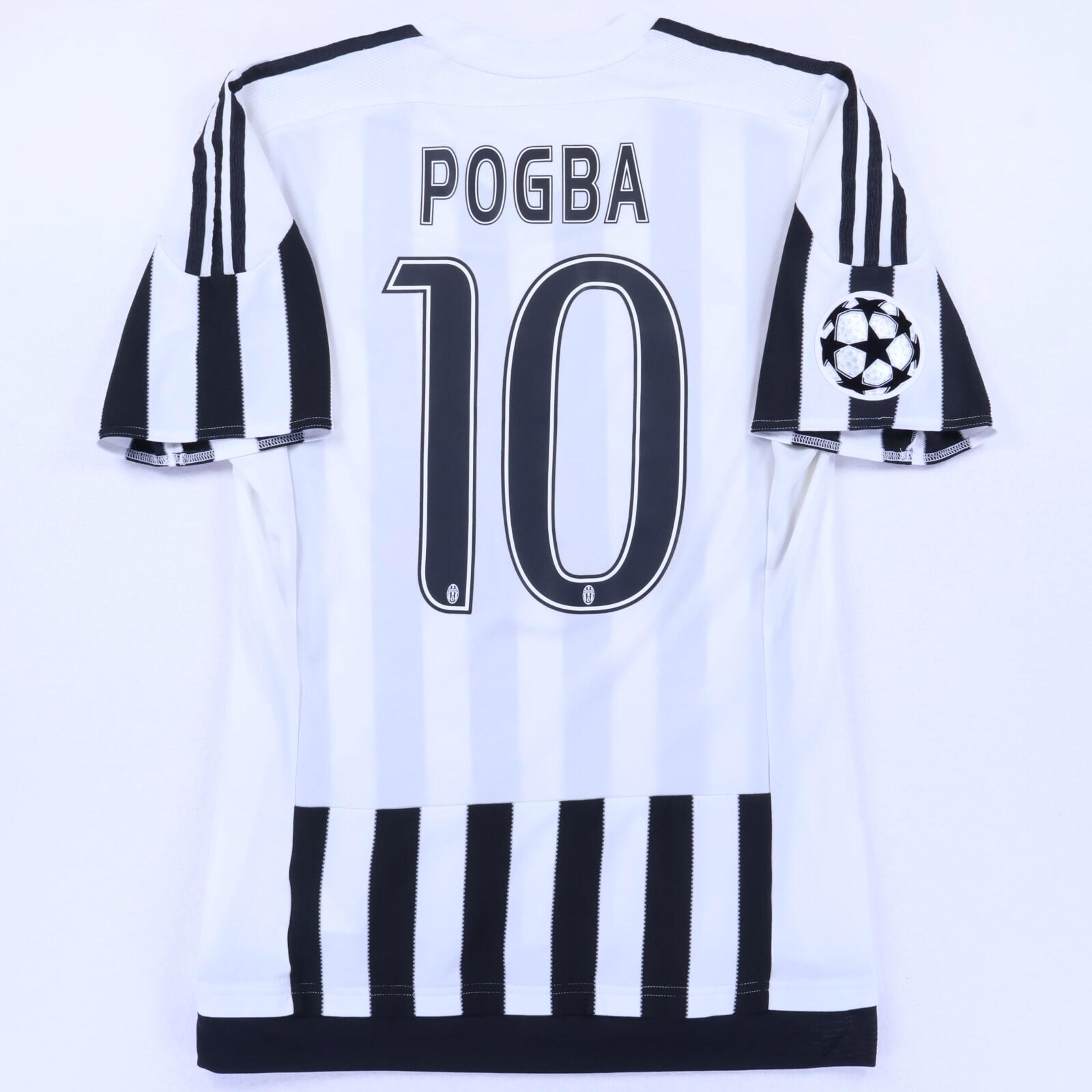 Juventus Pogba #10 2015/16 Player Issue Home Shirt - M