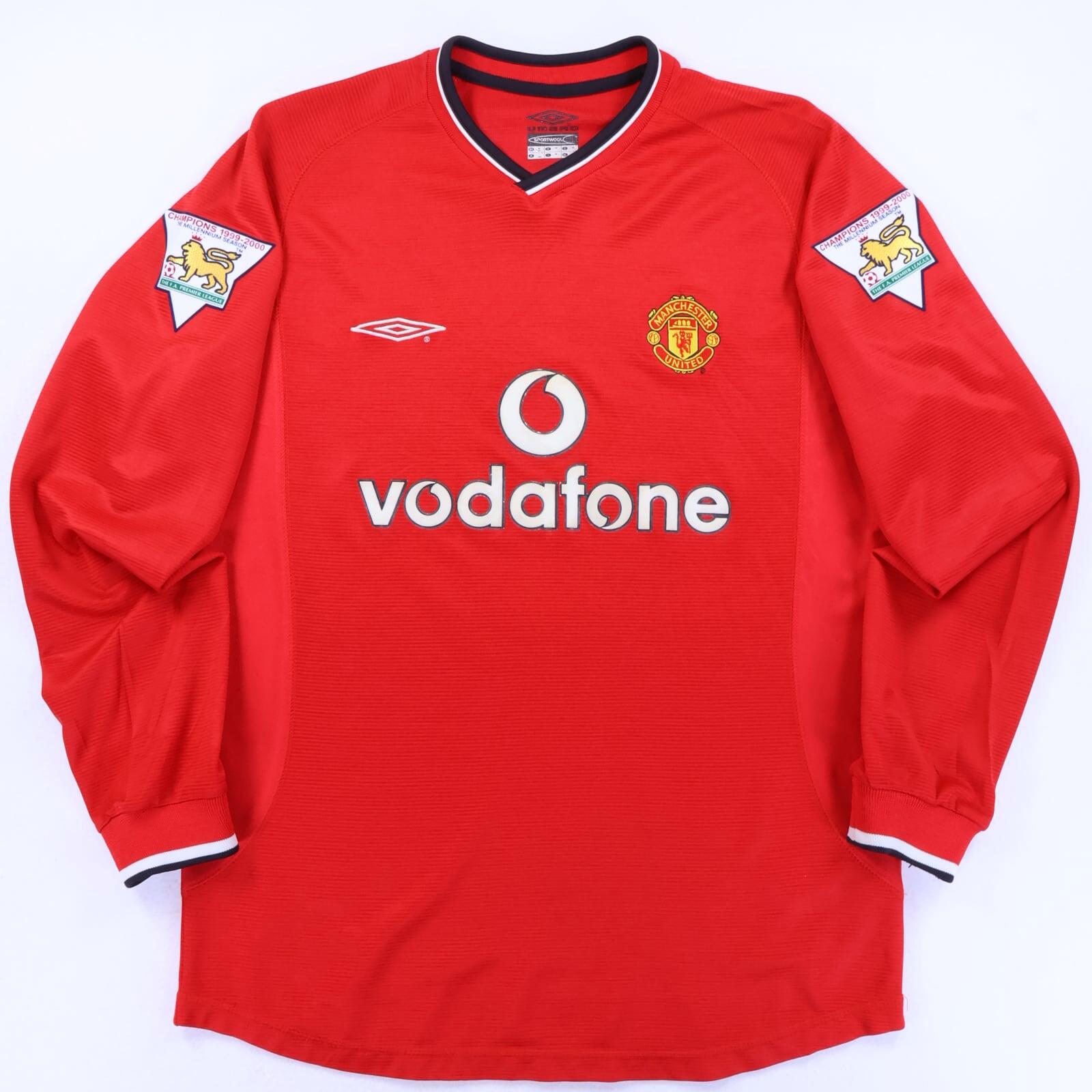 Manchester United Yorke #19 2000/02 Home Shirt - M