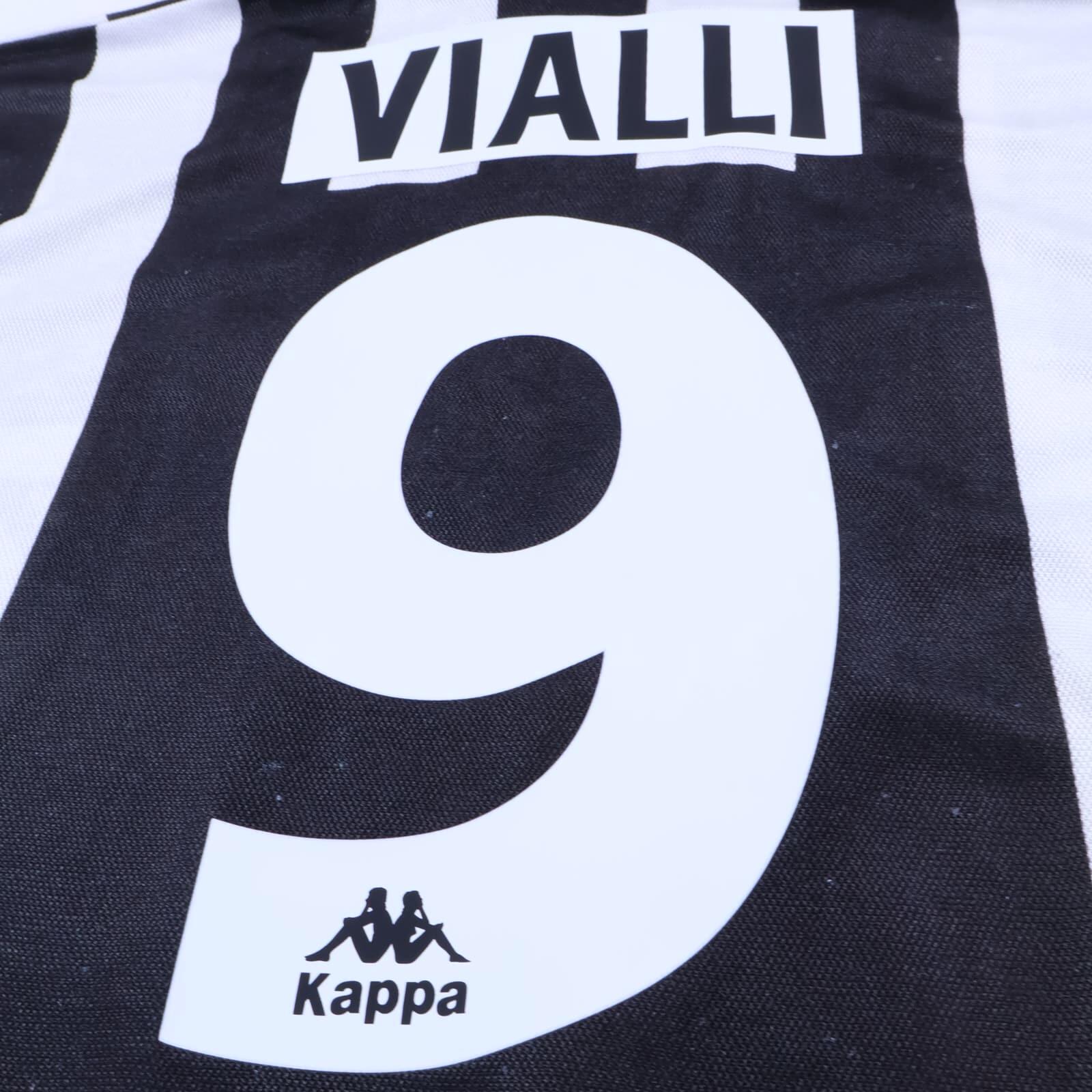 Juventus Vialli #9 1995/97 Home Shirt - L