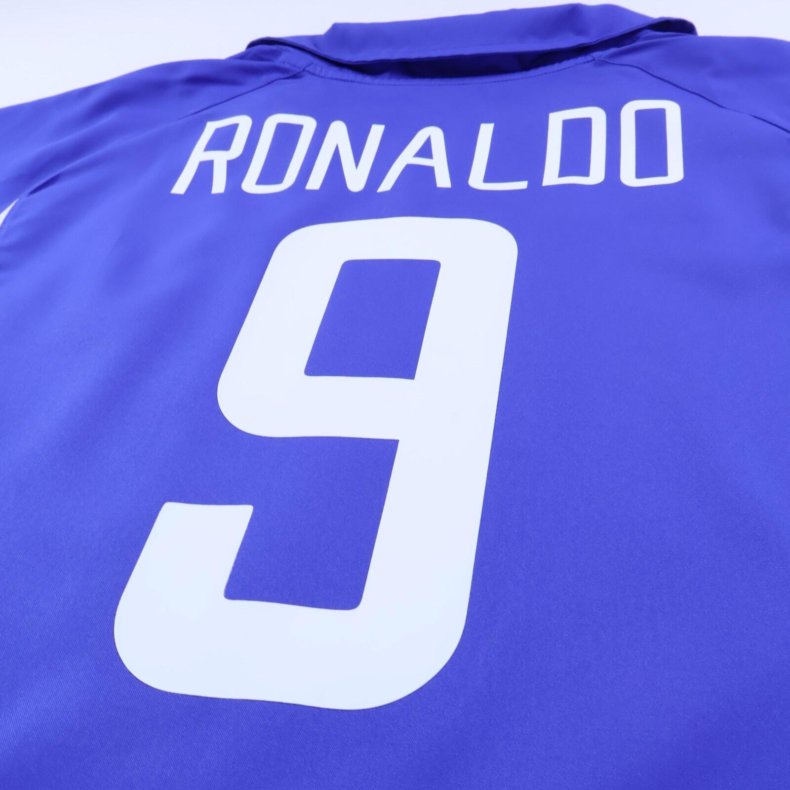 Brazil Ronaldo #9 2002/ Away Shirt - L