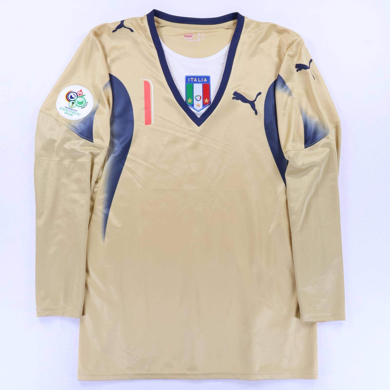 Italy Buffon #1 2006/ Goalkeeper Shirt - M