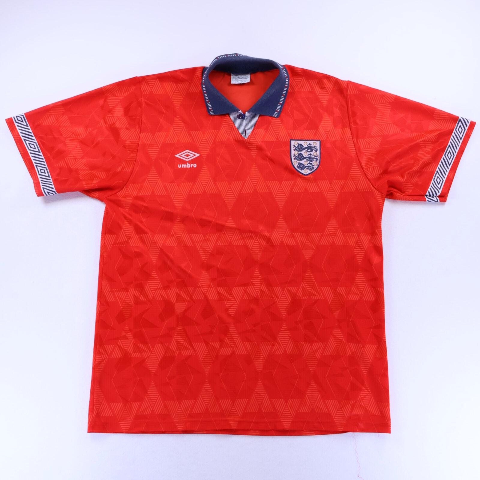 England 1990/92 Away Shirt - XL- FRONT