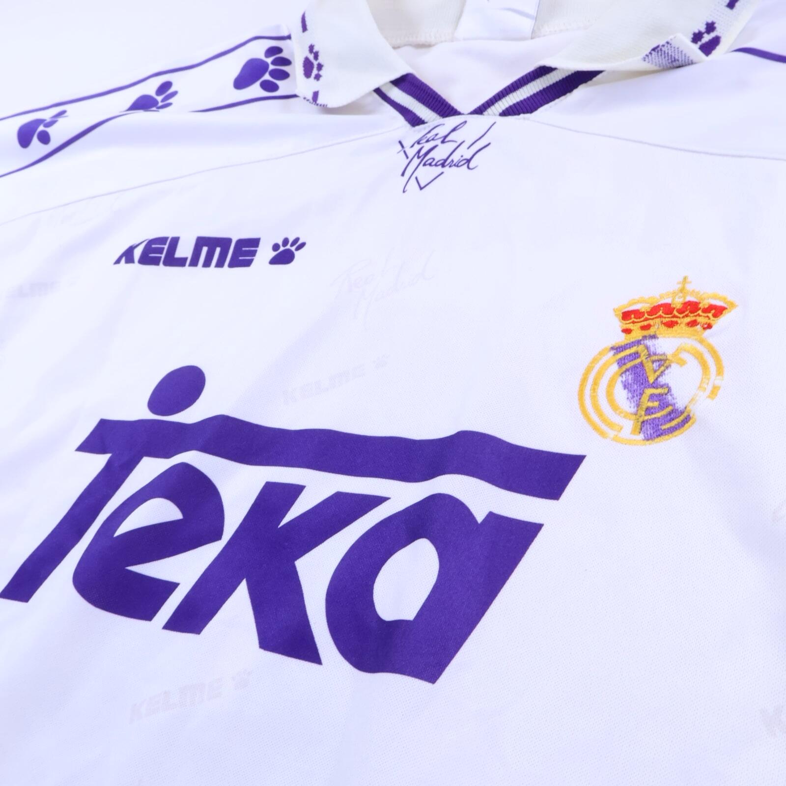Real Madrid Mijatovic #8 1994/96 Home Shirt - XL