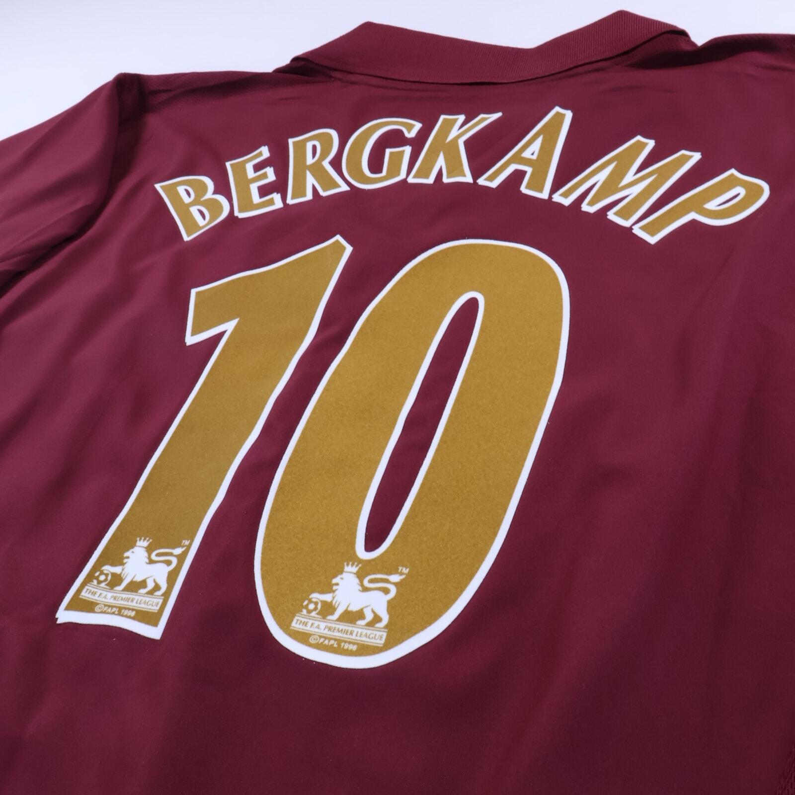 Arsenal Bergkamp #10 2005/06 Home Shirt - XXL