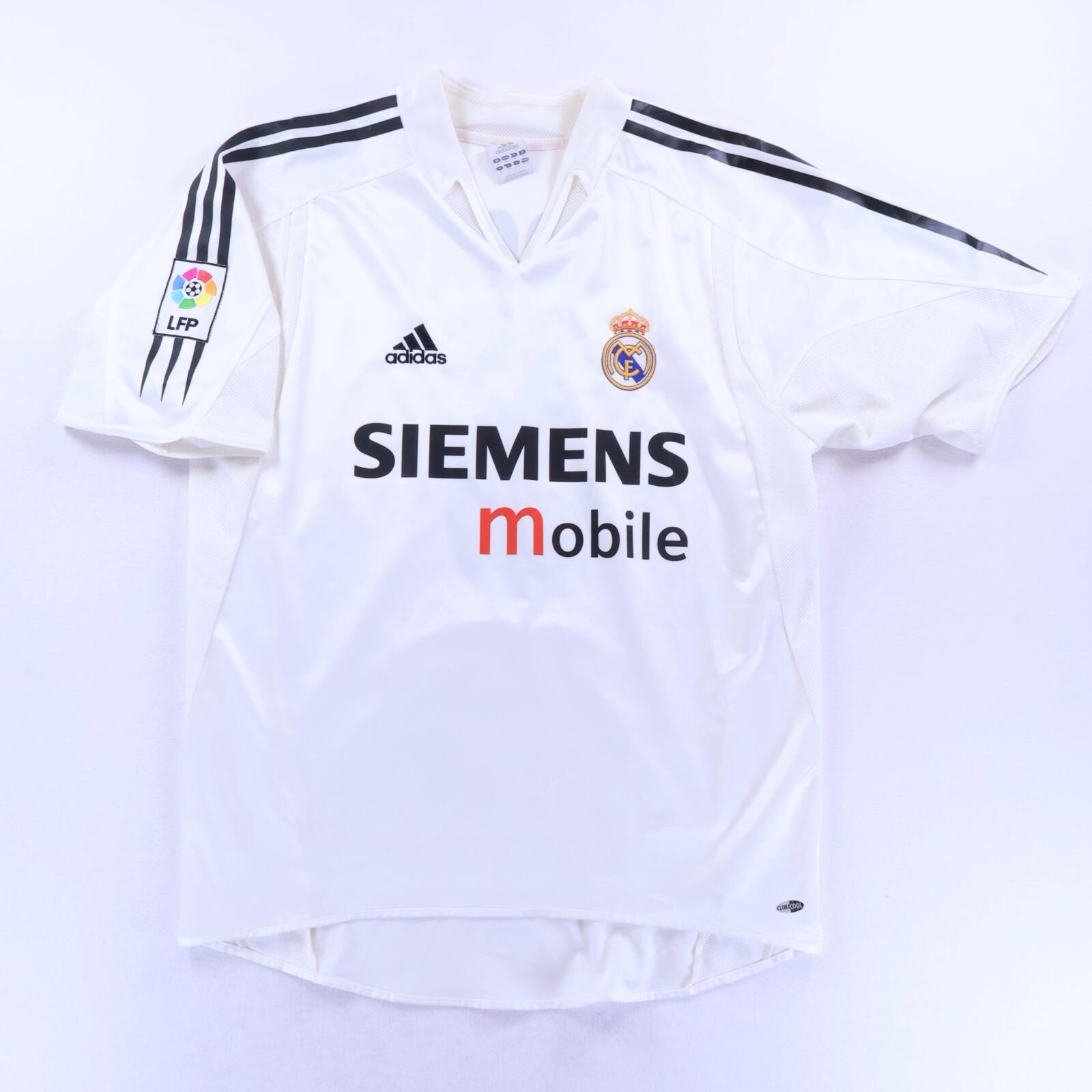 Real Madrid Zidane #5 2002/03 Home Shirt - M