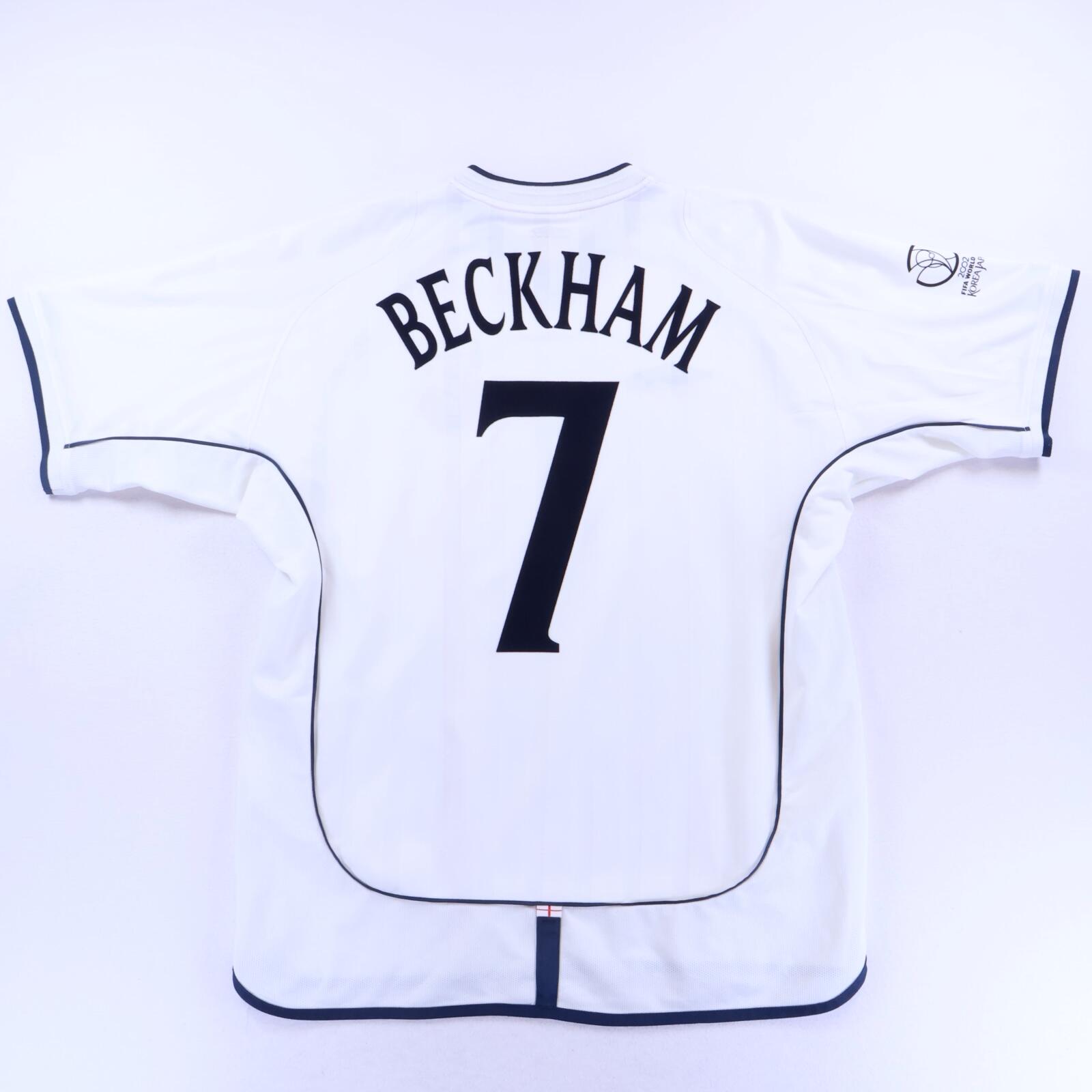 England Beckham #7 2001/03 Home Shirt - XL- FRONT