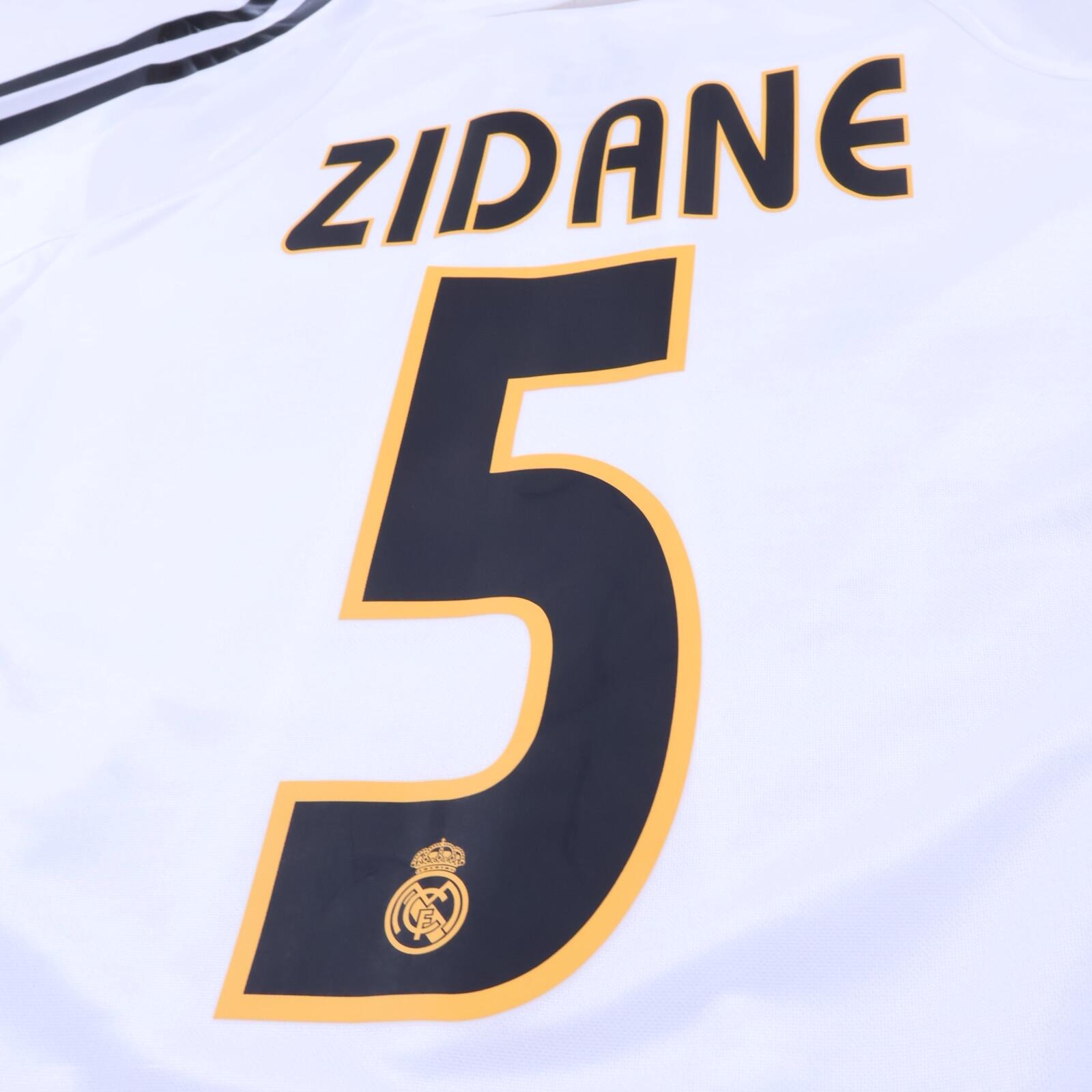 NWT*Real Madrid Zidane #5 2004/05 Home Shirt - M